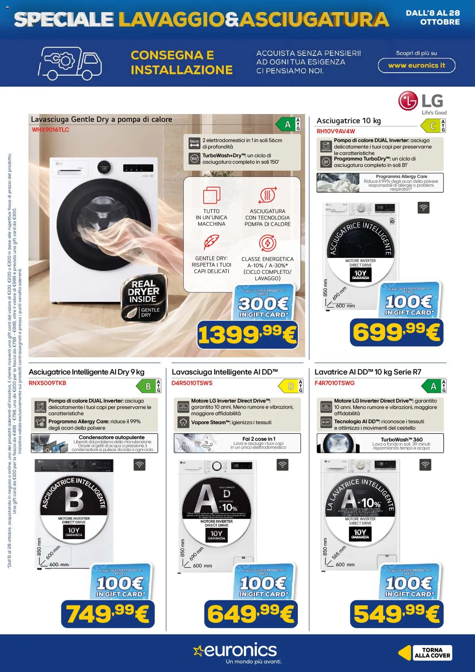 Volantino Euronics del 08/10/2026 | Pagina: 4