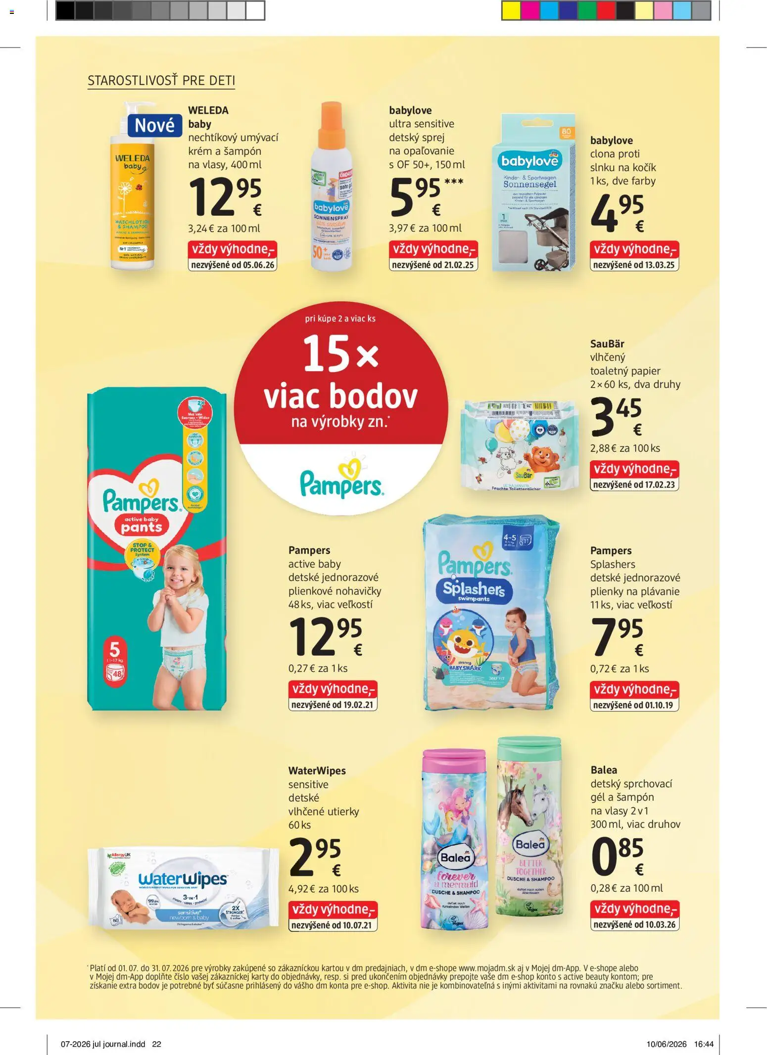 Nové dm drogerie akcie – leták je platný od 01.07.2026 | Strana: 22