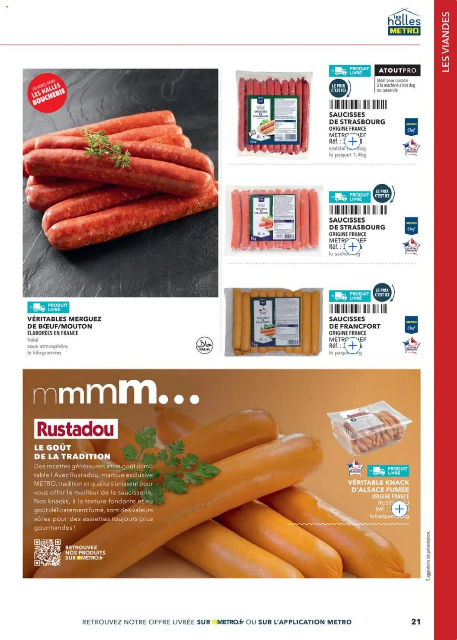 {H1} | Page: 21 | Produits: Merguez, Casserole, Table, Hot dog
