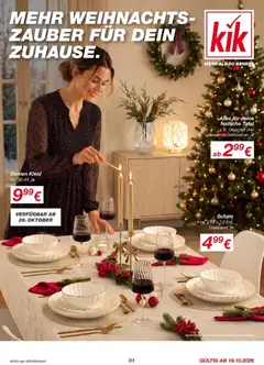 Kik Flugblatt ab 19.10.2026 gültig