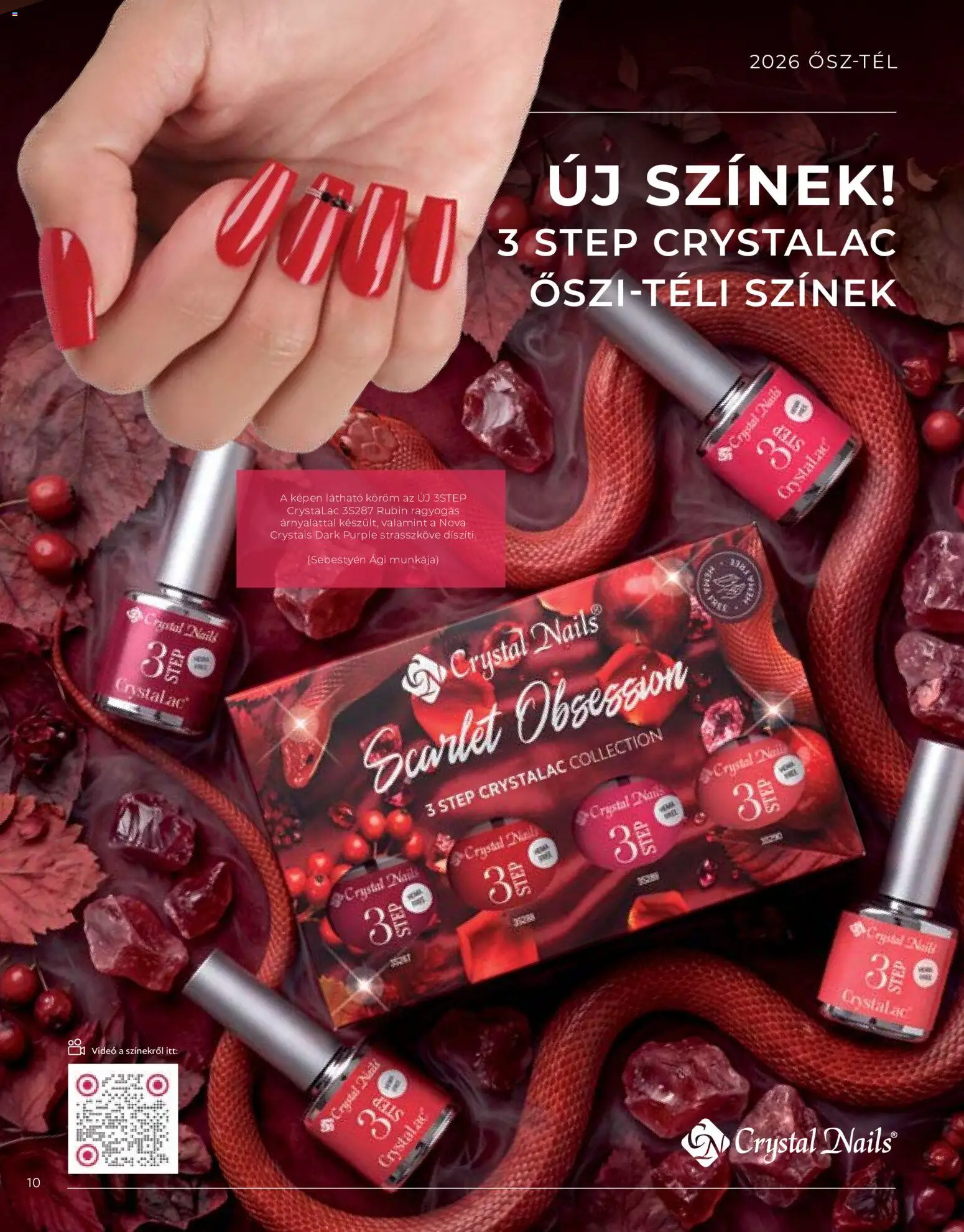 Crystal Nails akciós ujság - amely érvényes a következő dátumtól: 2026.09.08. | Oldal: 10 | Termékek: Videó