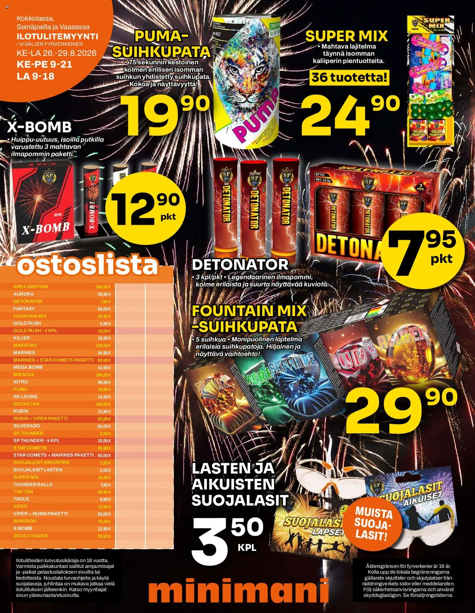 Minimani tarjoukset – voimassa 26/08/2026 alkaen | Sivu: 16