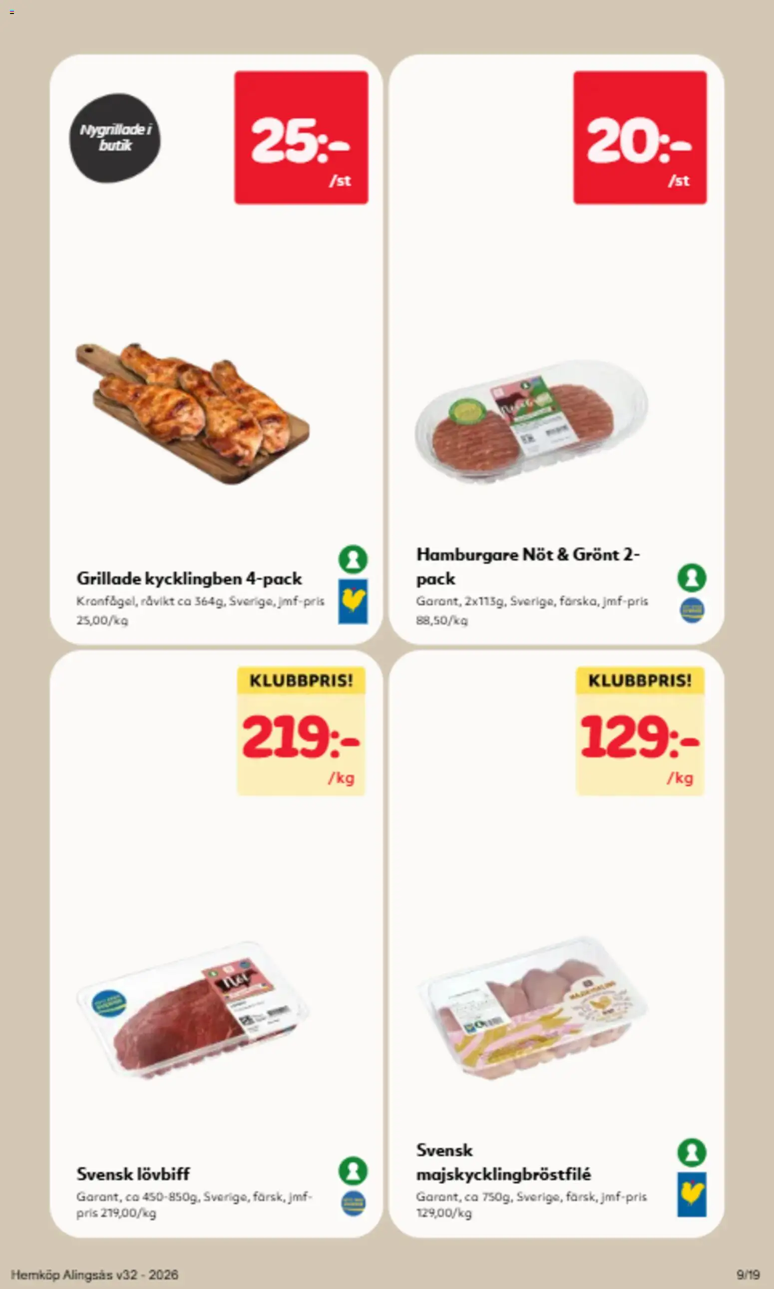 Hemköp reklamblad aktuell från 03/08/2026 | Sida: 9