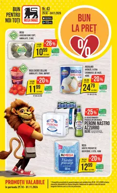 Ofertele Mega Image valabile de la 29.10.2026