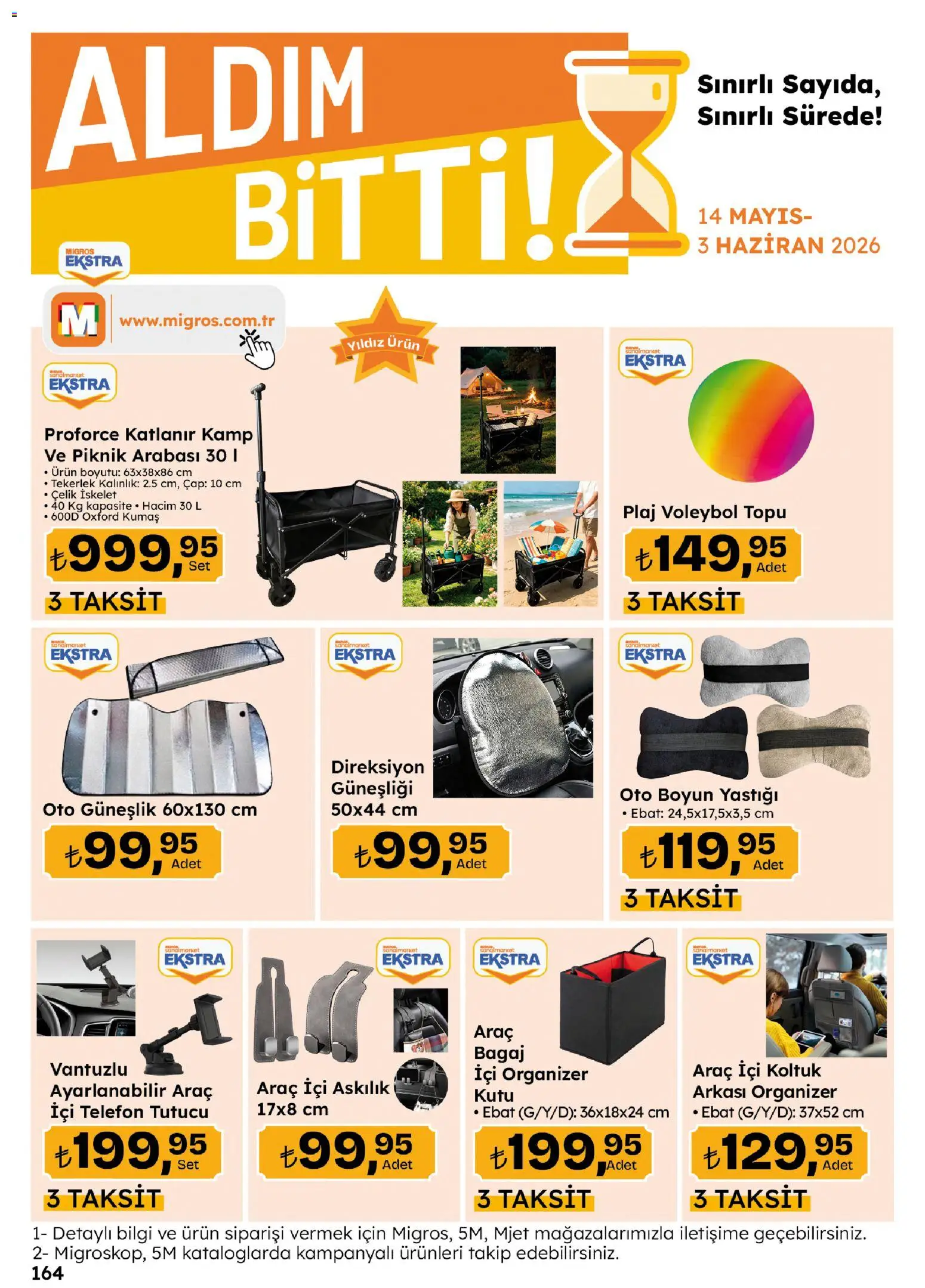 Migros Katalog - Migroskop - 14.05.2026 tarihinden itibaren geçerlidir | Sayfa: 164