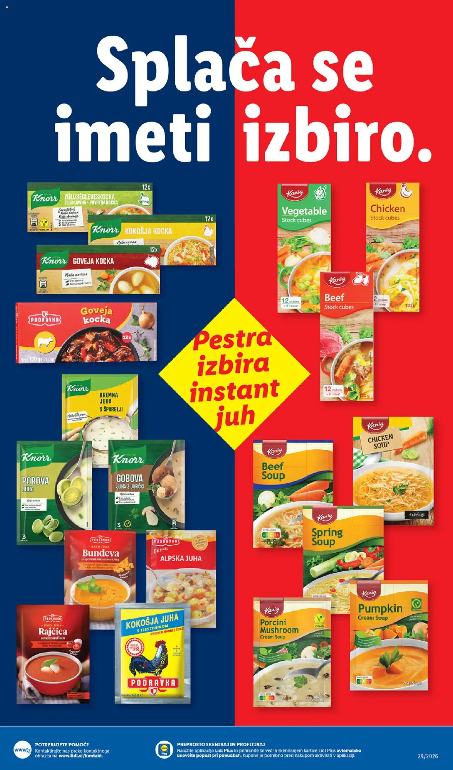 Novi Lidl katalog ponudbe – veljaven od 16.07.2026 | Stran: 11 | Izdelki: Juha, Šparglji