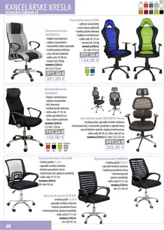 IDEA nábytok leták platný od 21.07.2026 | Strana: 60 | Produkty: Kancelárske kreslá, Kreslá, Kancelárske kreslo