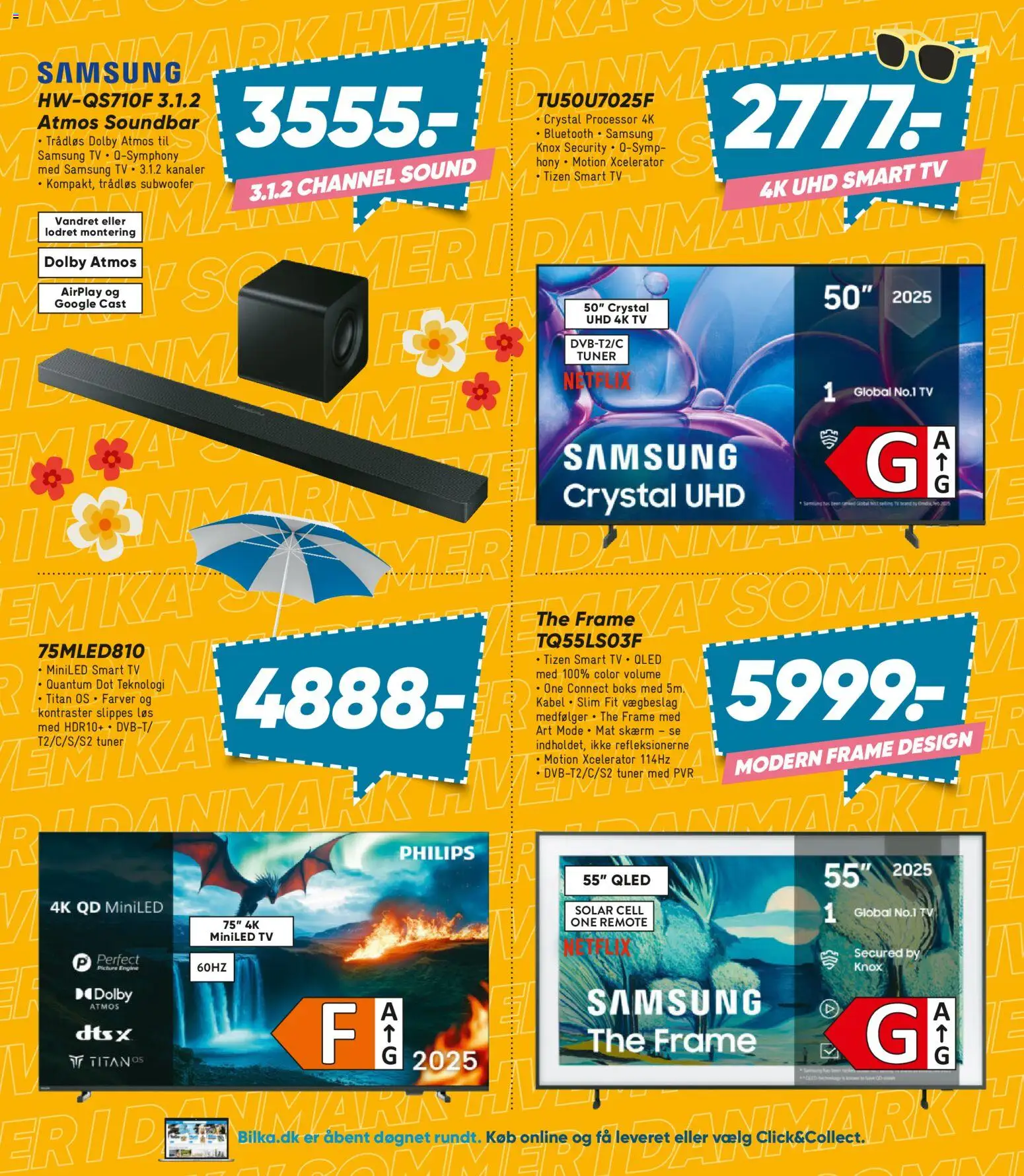 Bilka tilbudsavis – gyldig fra 26/06/2026 | Side: 14 | Produkter: Soundbar, Boks, Skærm, TV