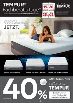 XXXLutz Tempur Spezial ab 19.09.2026 gültig