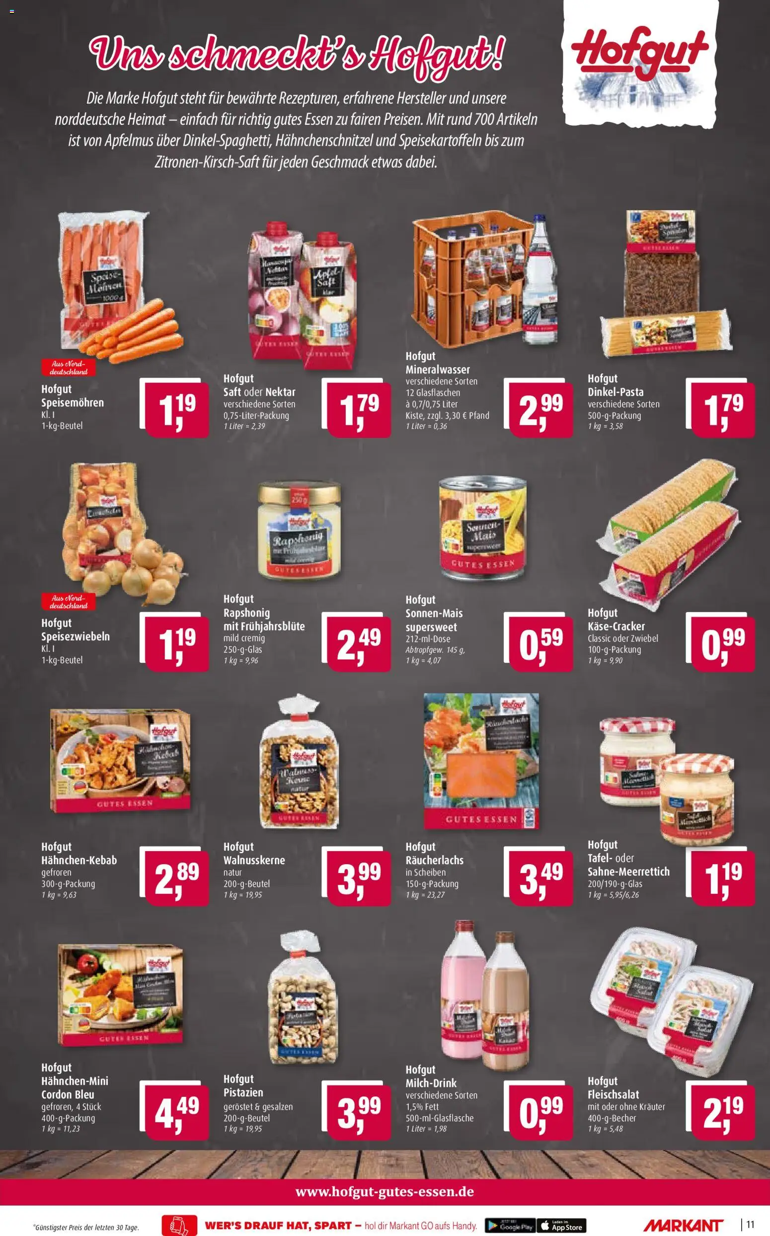 Markant Prospekt – gültig ab 14.09.2026 | Seite: 11 | Produkte: Pistazien, Mineralwasser, Räucherlachs, Saft