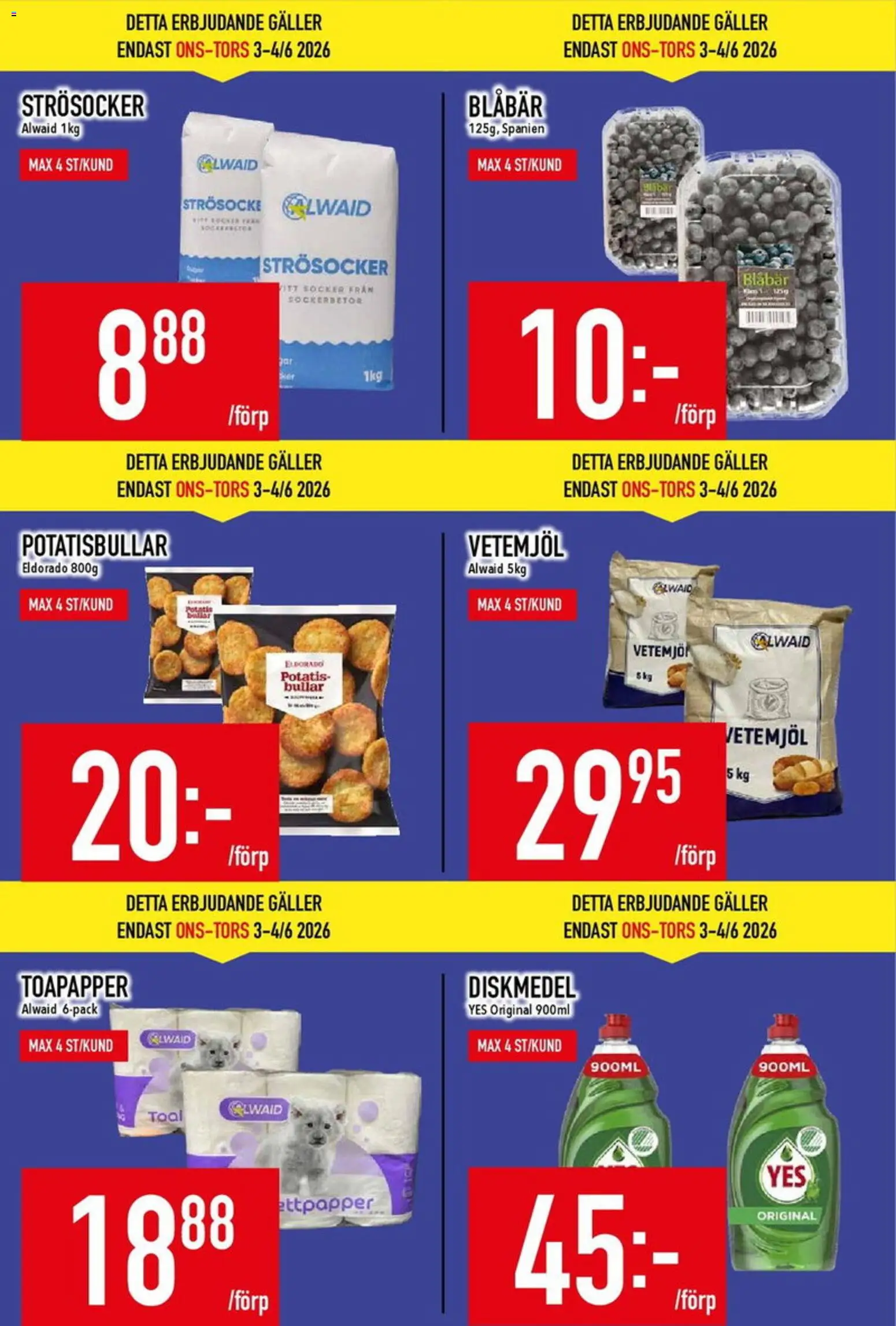 Matdax reklamblad aktuell från 01.06.2026 | Sida: 2