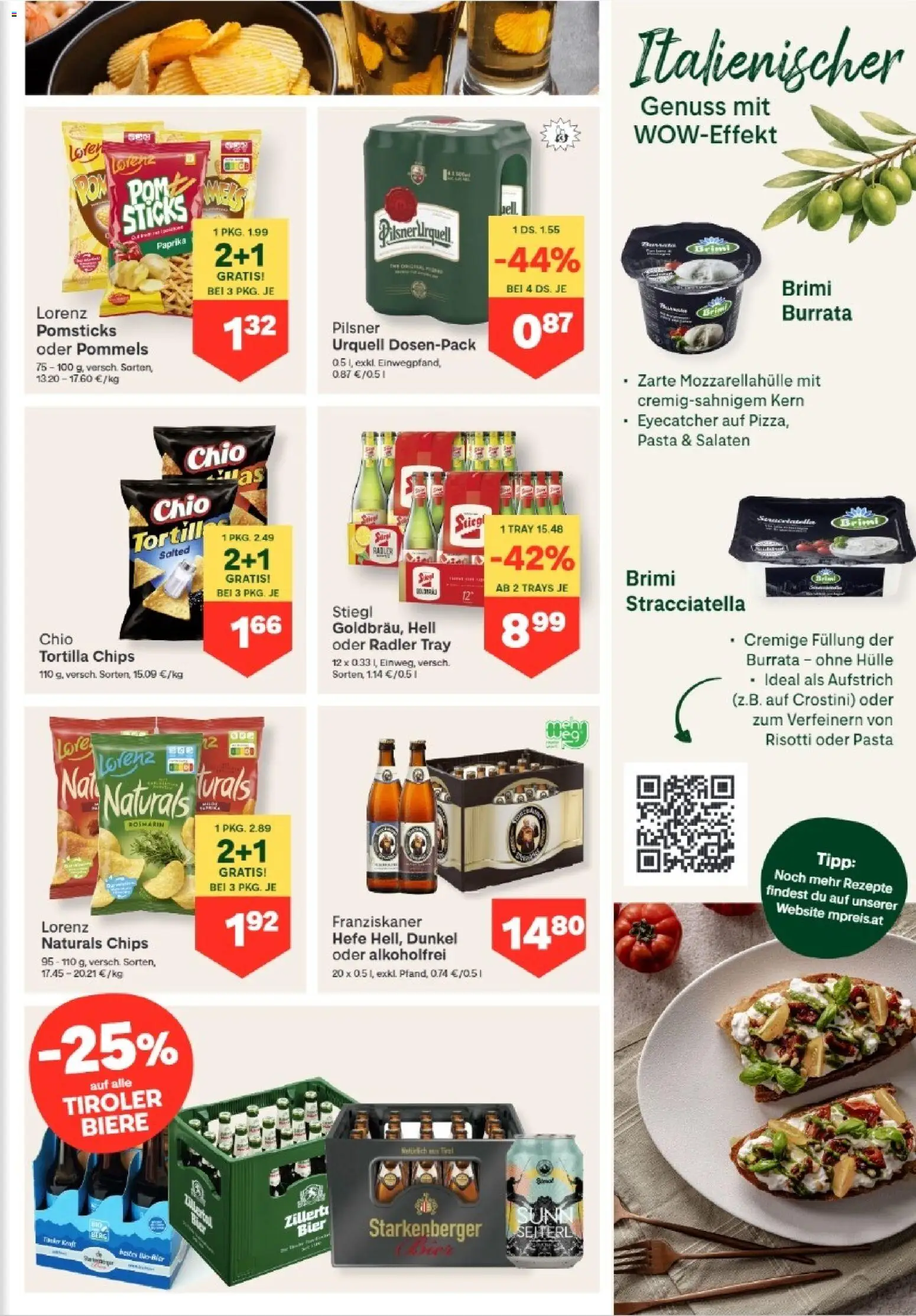 MPREIS Hohenems gültig ab 09.07.2026 | Seite: 9 | Produkte: Pasta, Chips, Hülle, Bier
