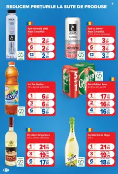 Ofertele Carrefour valabile de la 29.07.2026 | Pagină: 5 | Produse: Atıştırmalık, Cocktail, Ice tea, Apă