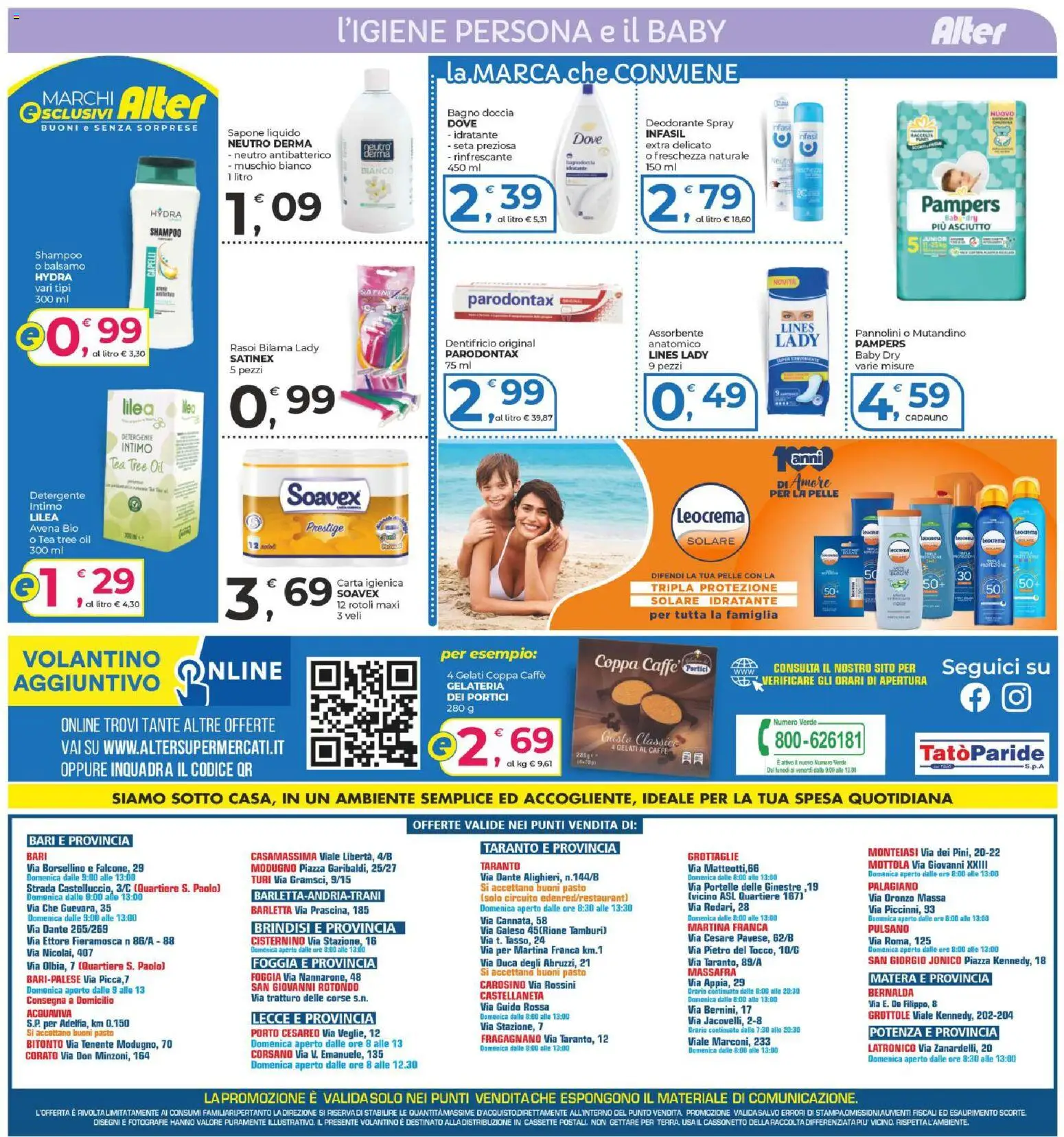 Volantino Alter Discount del 10.06.2026 | Pagina: 12 | Prodotti: Balsamo, Pannolini, Carta igienica, Dentifricio
