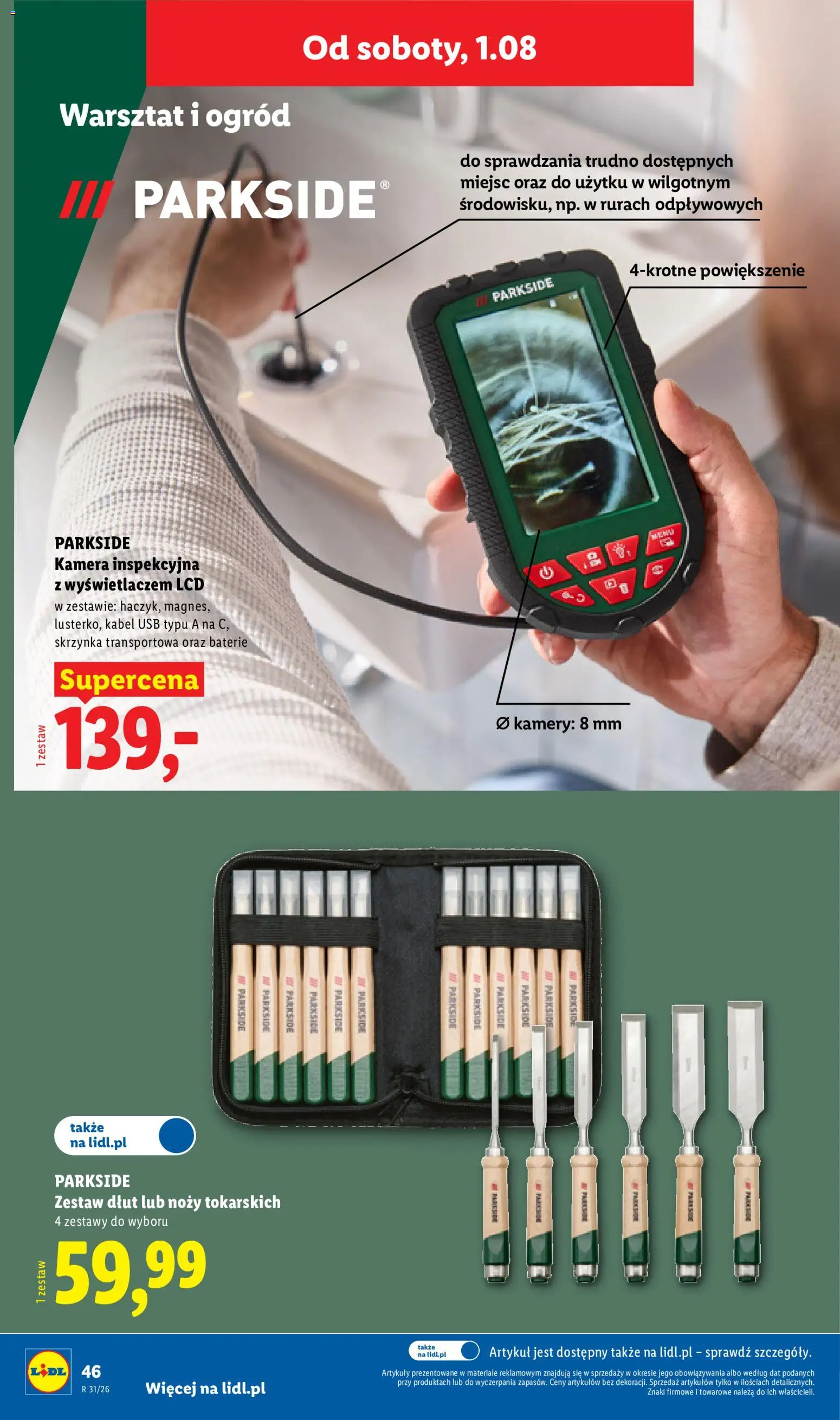 Lidl Polsko katalog od 27.07.2026 | Strana: 52 | Produkty: Parkside, Kamera, Kabel, USB