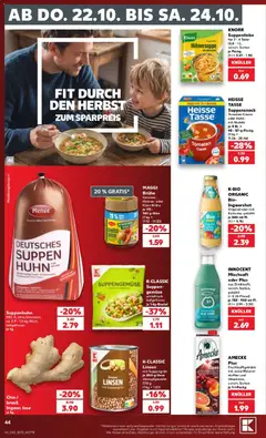 Kaufland Prospekt ab 19.10.2026 gültig | Seite: 44 | Produkte: Maggi, Knorr, Creme, Nudeln