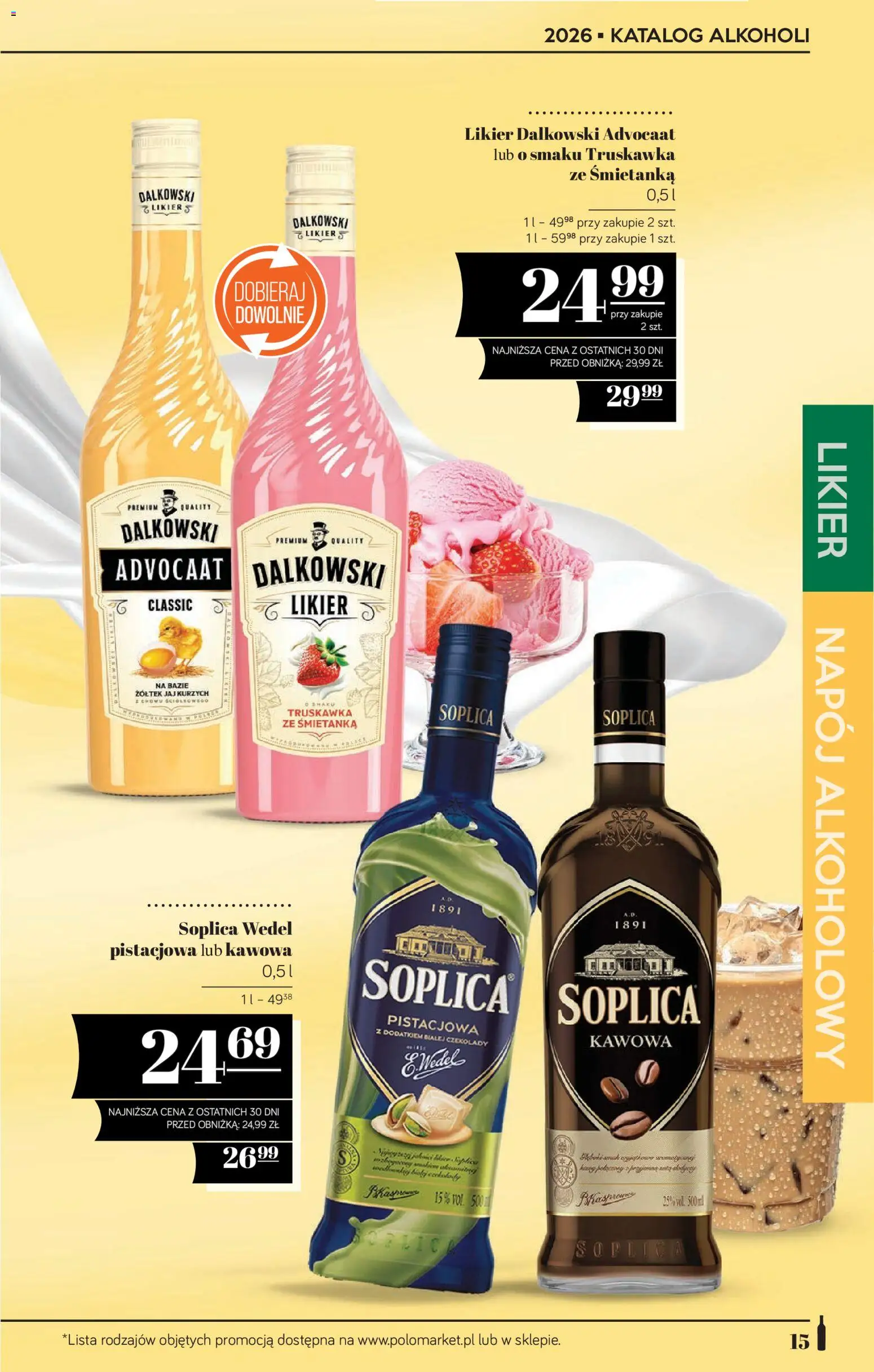 POLOmarket katalog - Alkoholi od 02.07.2026 | Strona: 15 | Produkty: Czekolady