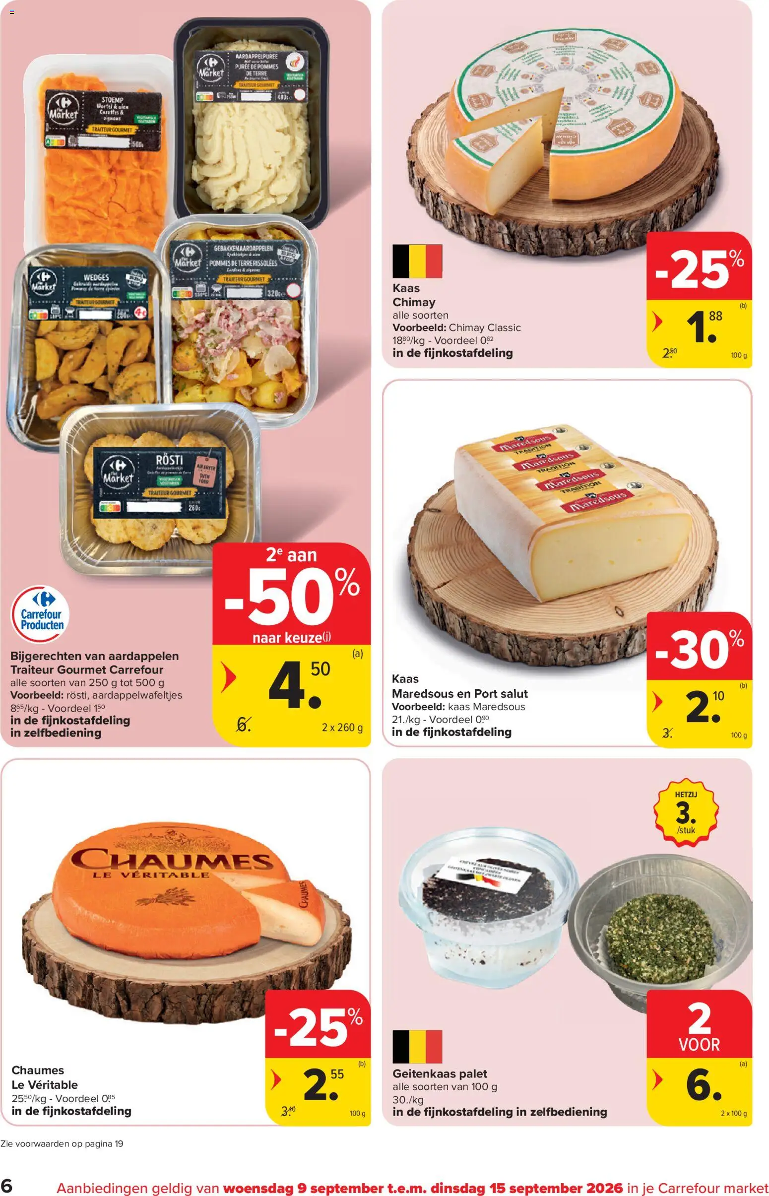 {H1} | Pagina: 6 | Producten: Aardappelen, Geitenkaas, Kaas