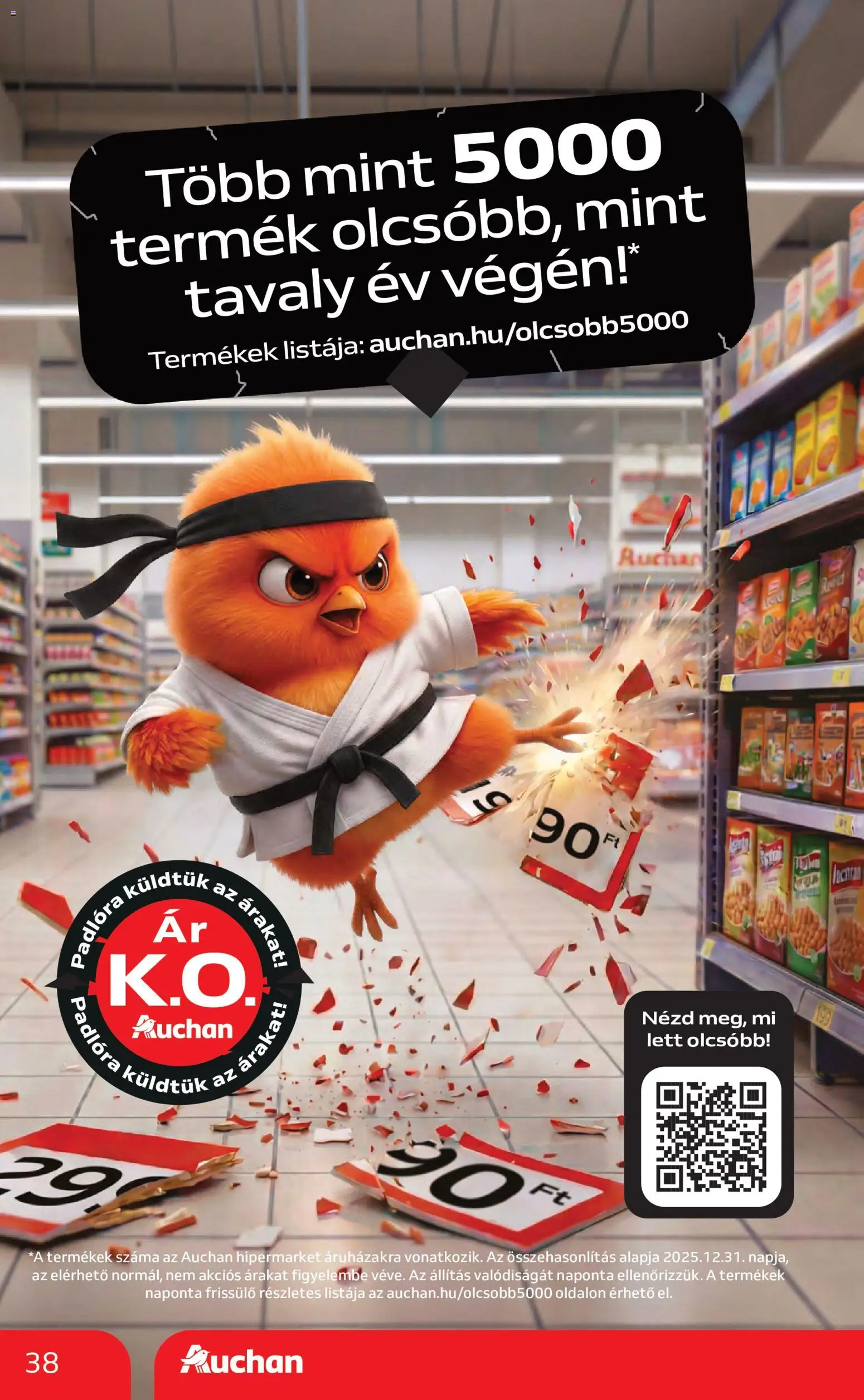 Auchan akciós ujság - amely érvényes a következő dátumtól: 04.06.2026 | Oldal: 38