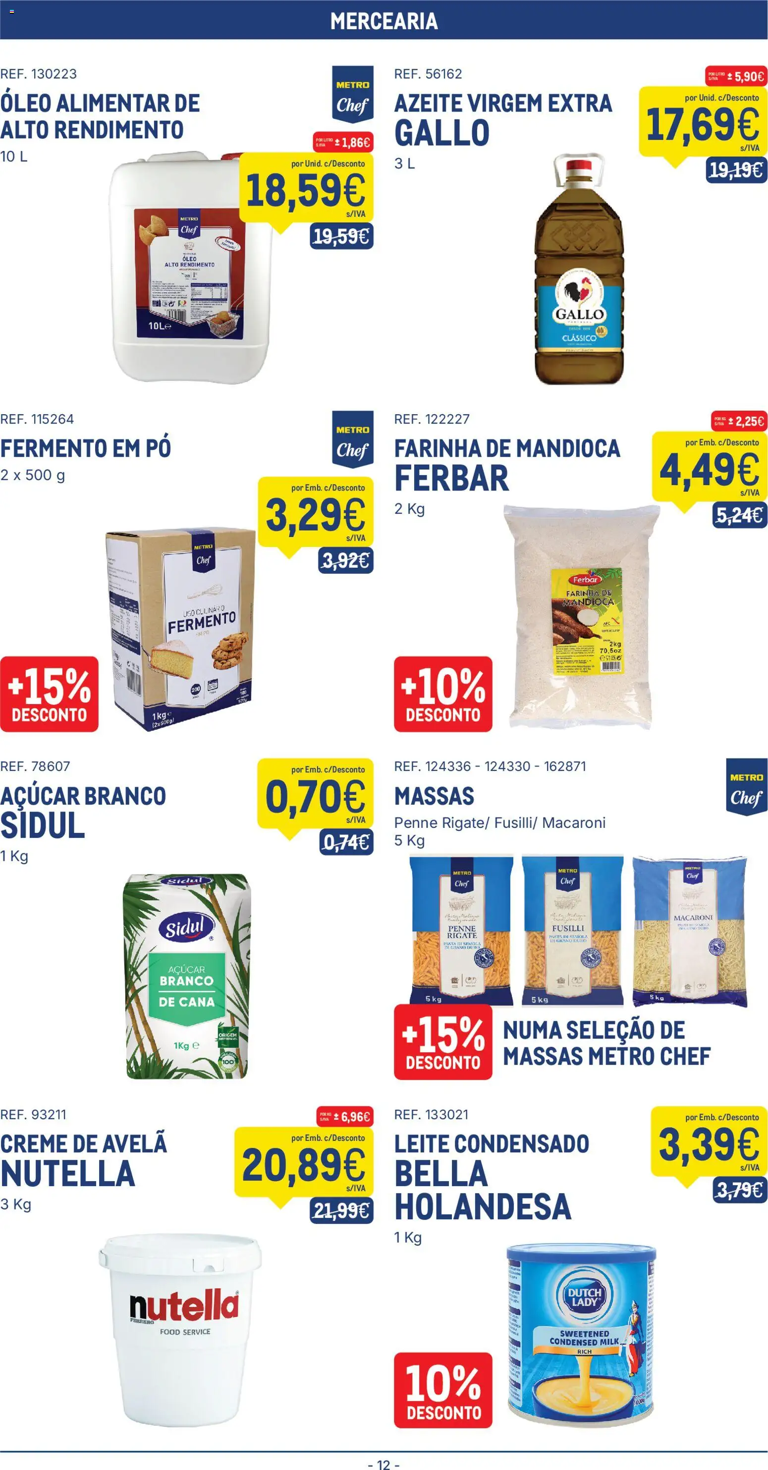 Makro folheto │ válido de 09.06.2026 | Página: 12 | Produtos: Pó, Leite, Óleo, Açúcar