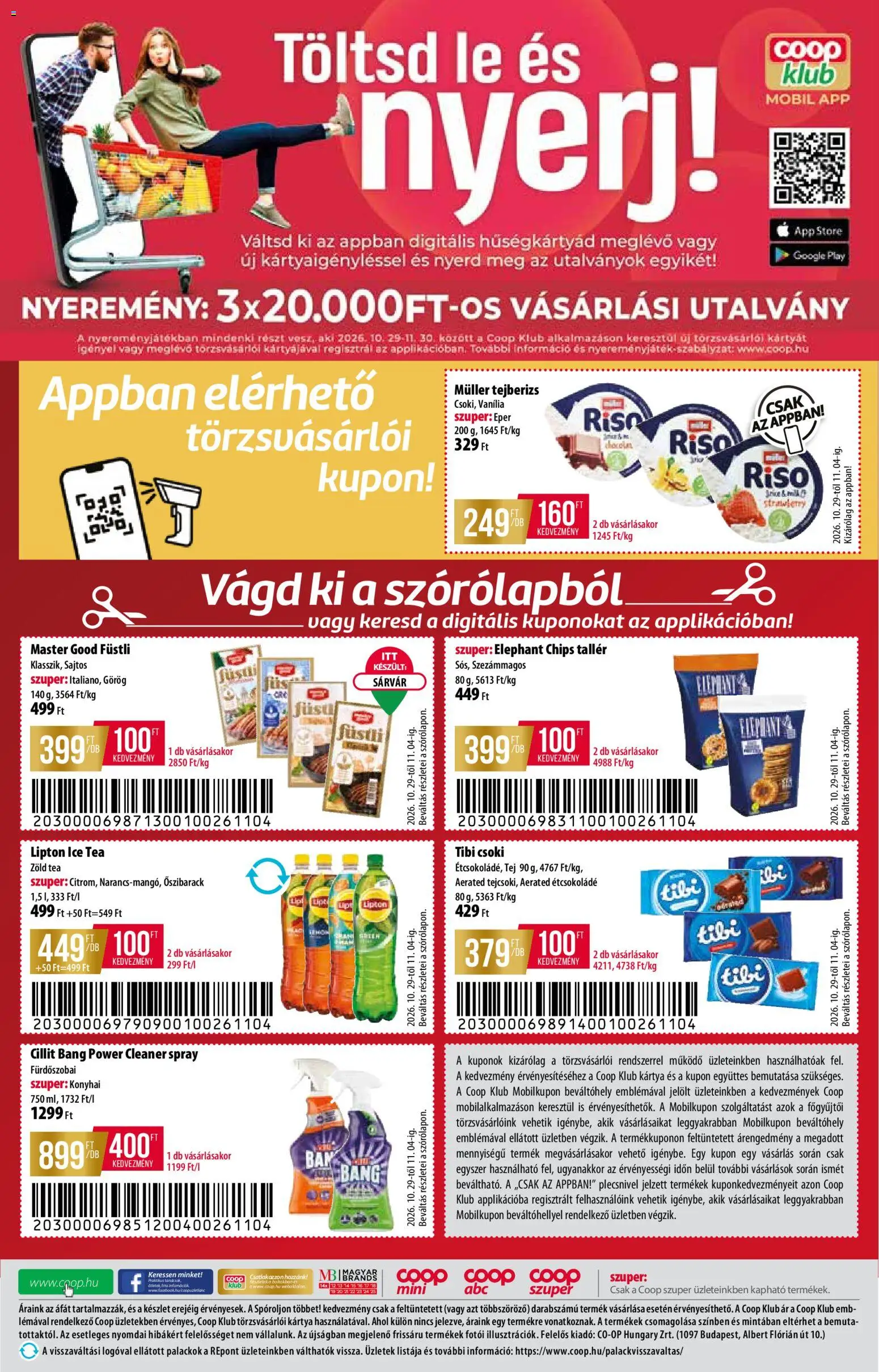 COOP akciós ujság - amely érvényes a következő dátumtól: 2026.10.29. | Oldal: 12