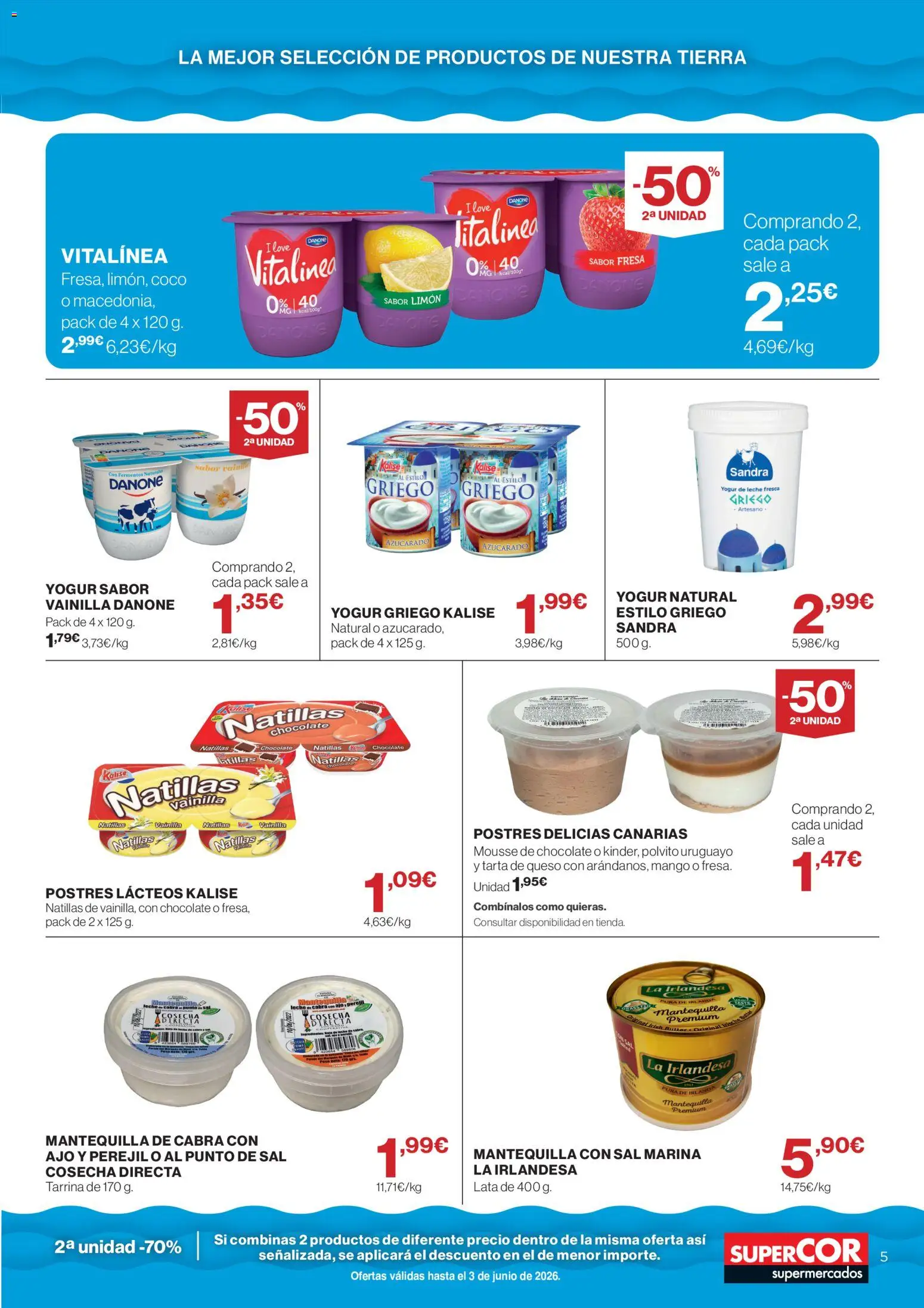 Supercor Canarias │ válido desde el 21.05.2026 | Página: 5 | Productos: Mousse, Queso, Chocolate, Μαγειρική εστία