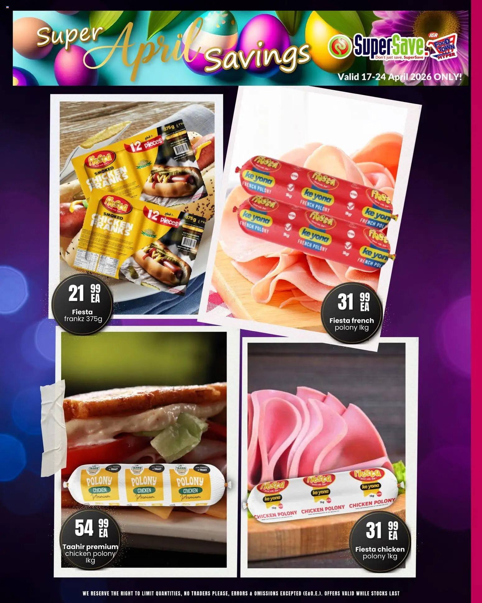 New Super Save catalogue – valid from 17.04.2026 | Page: 47 | Products: Polony, Chicken