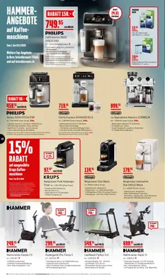 Interdiscount aktionen Angebote ab 07.09.2026 gültig | Seite: 18 | Produkte: Getränke, Rudergerät, Kaffeevollautomat, Philips
