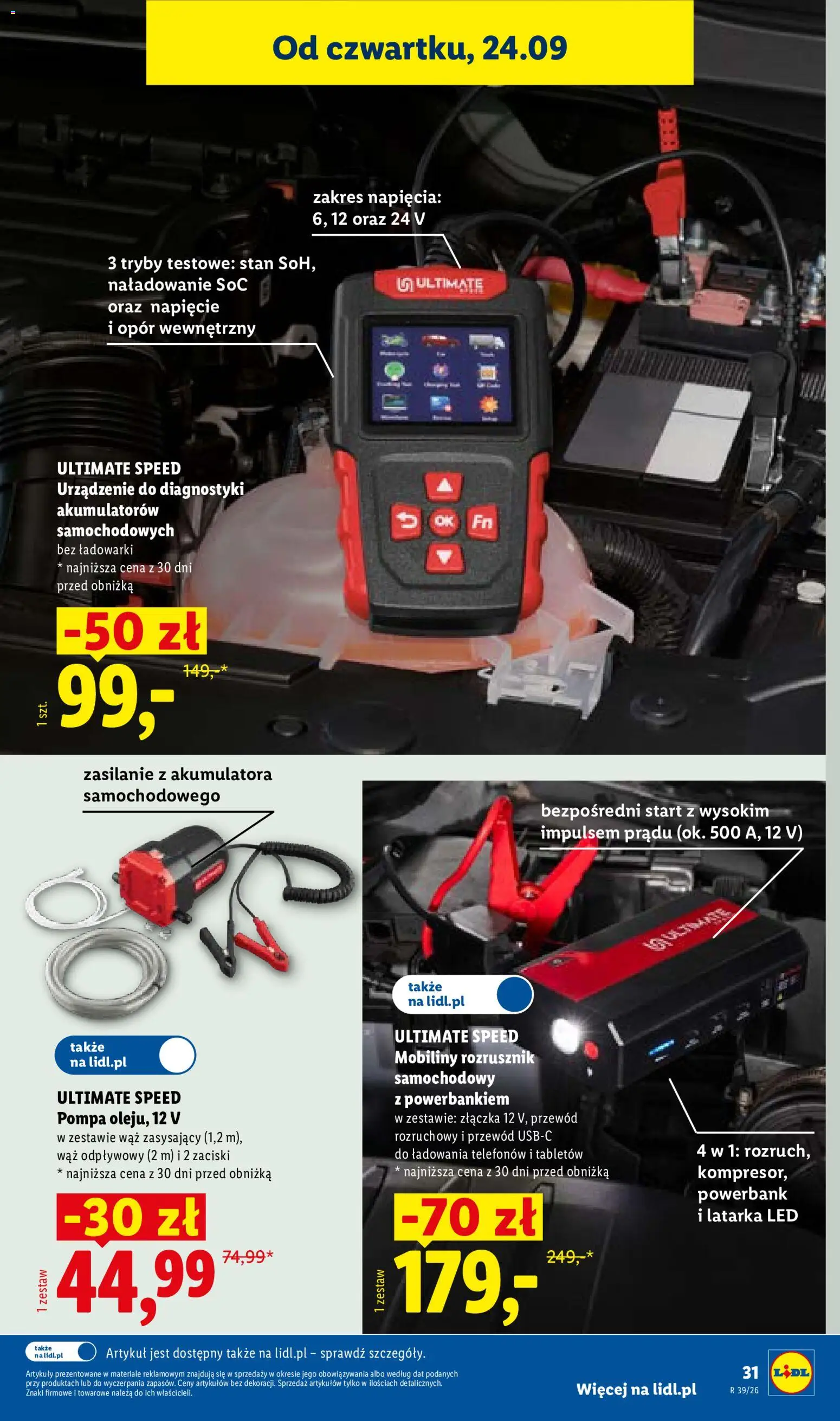 Lidl Polsko katalog od 21.09.2026 | Strana: 39 | Produkty: Ultimate Speed, Stan, LED