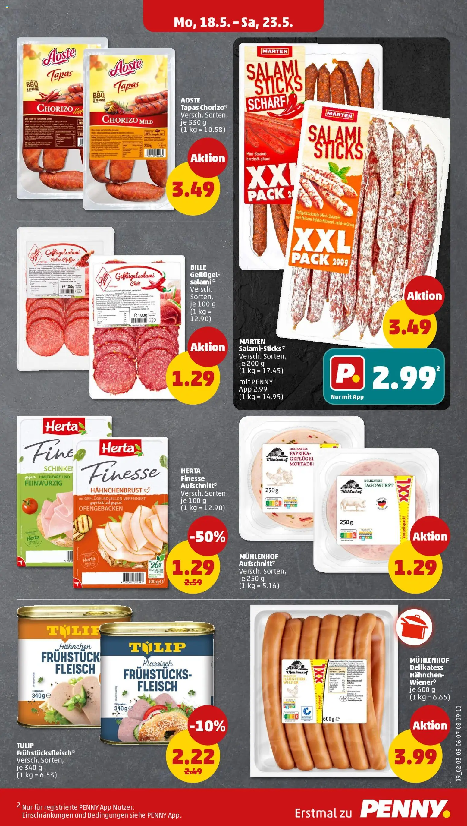 Penny Prospekt 	 – gültig ab 18.05.2026 | Seite: 11 | Produkte: Hahnchen, Pfeffer, Salami, Hahnchenbrust
