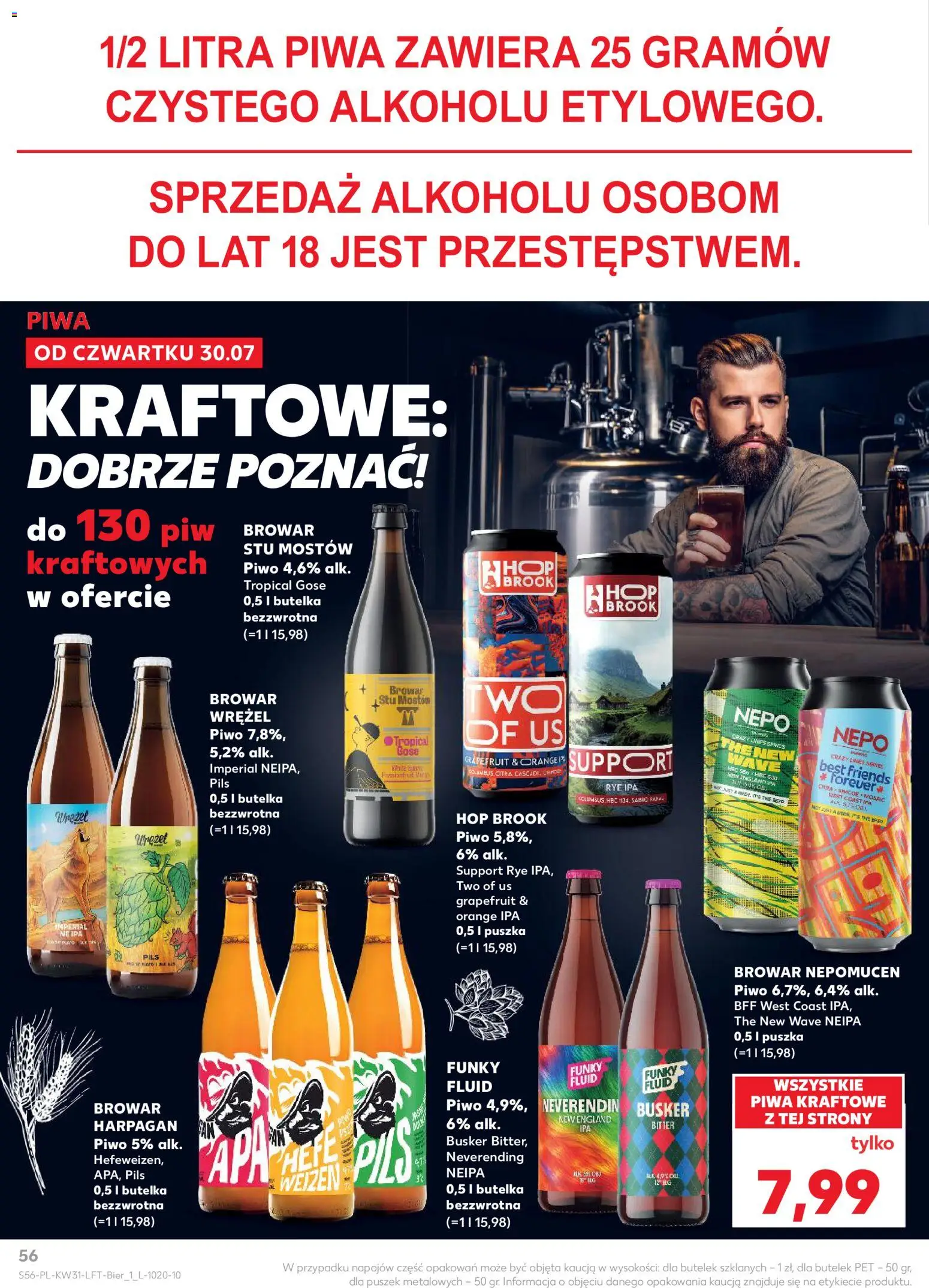 Kaufland Polsko leták od 30.07.2026 | Strana: 56
