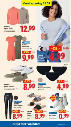 ESMARA Dames legging, Maten: 36 t/m 46 - Voorbeeld van een folder van Lidl, geldig van 27.04.2026 | Pagina: 38