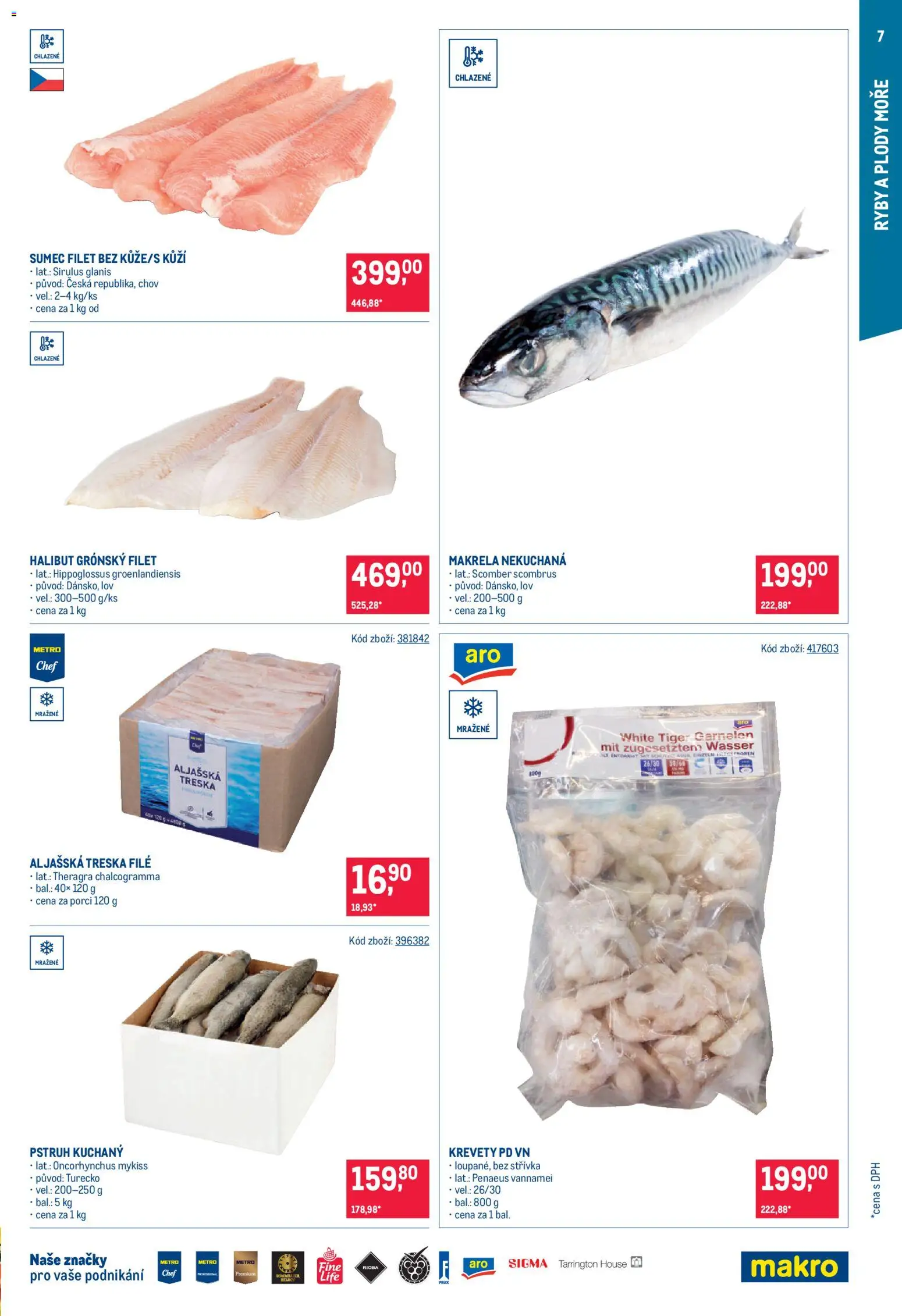 Makro leták - Gastronomie od 20.05.2026 | Strana: 7 | Produkty: Tiger, Makrela, Pstruh, Filet