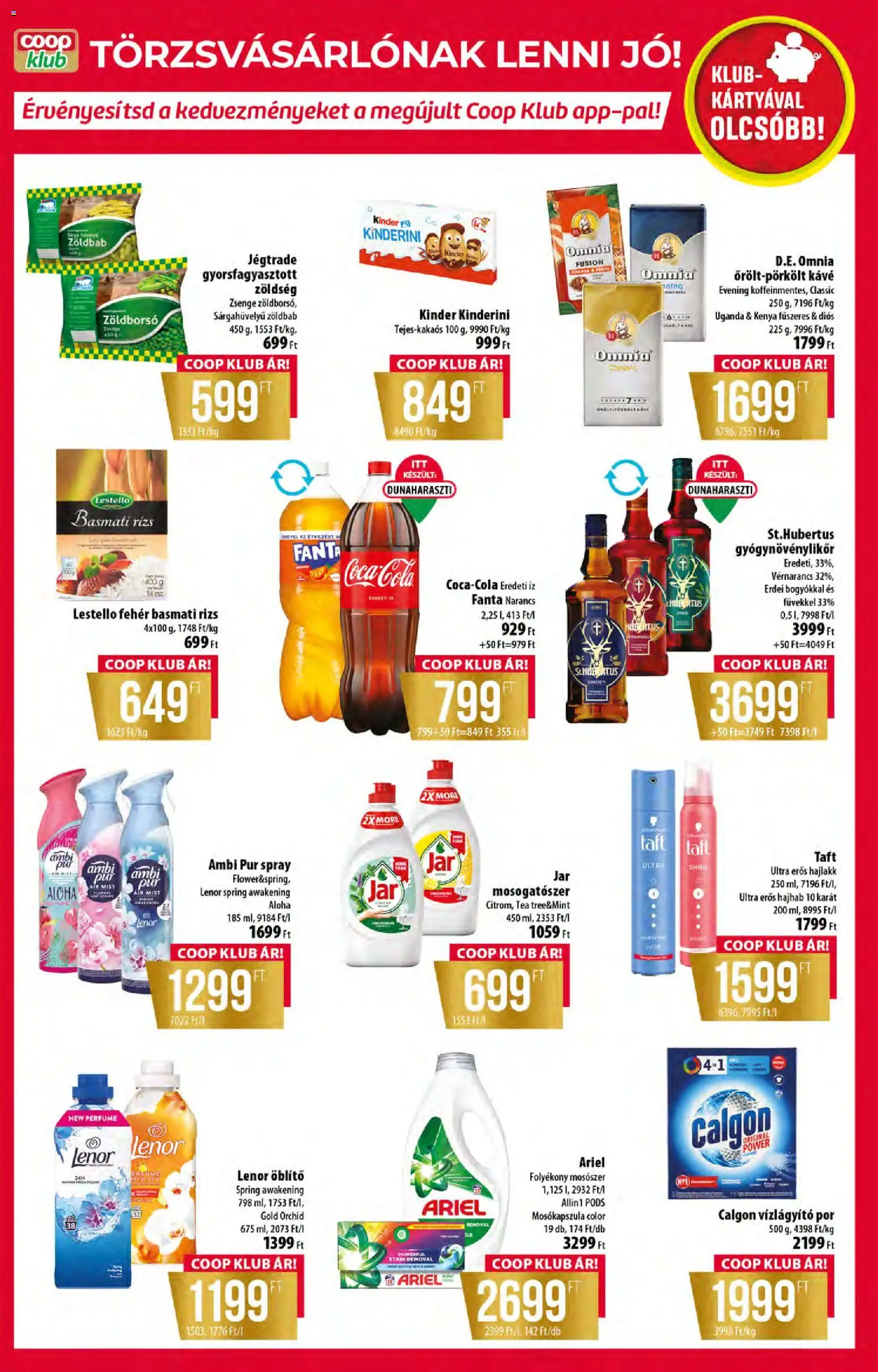 COOP akciós ujság - amely érvényes a következő dátumtól: 2026.09.10. | Oldal: 11 | Termékek: Calgon, Omnia, Rizs, Tea