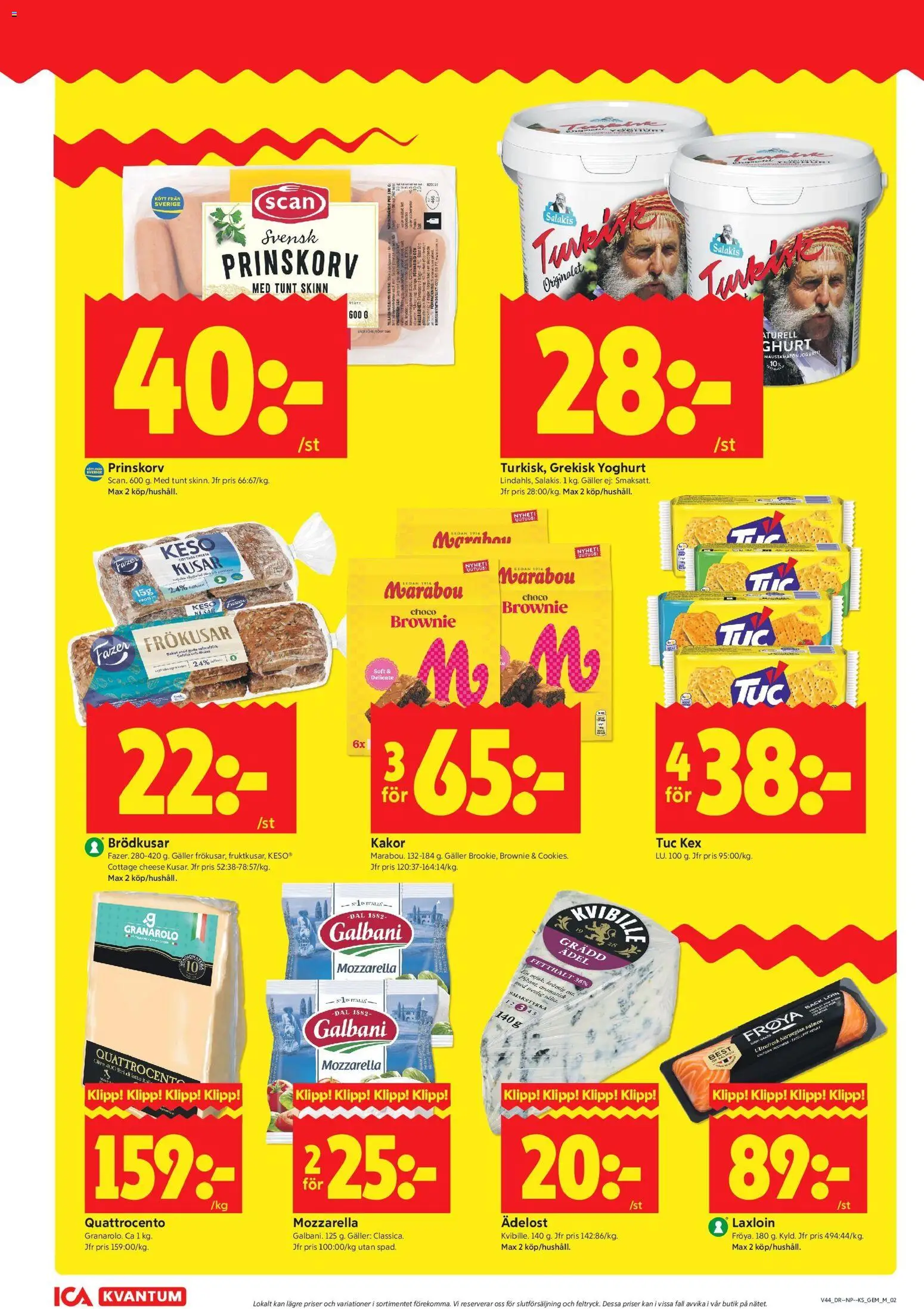 ICA Kvantum reklamblad aktuell från 26/10/2026 | Sida: 2