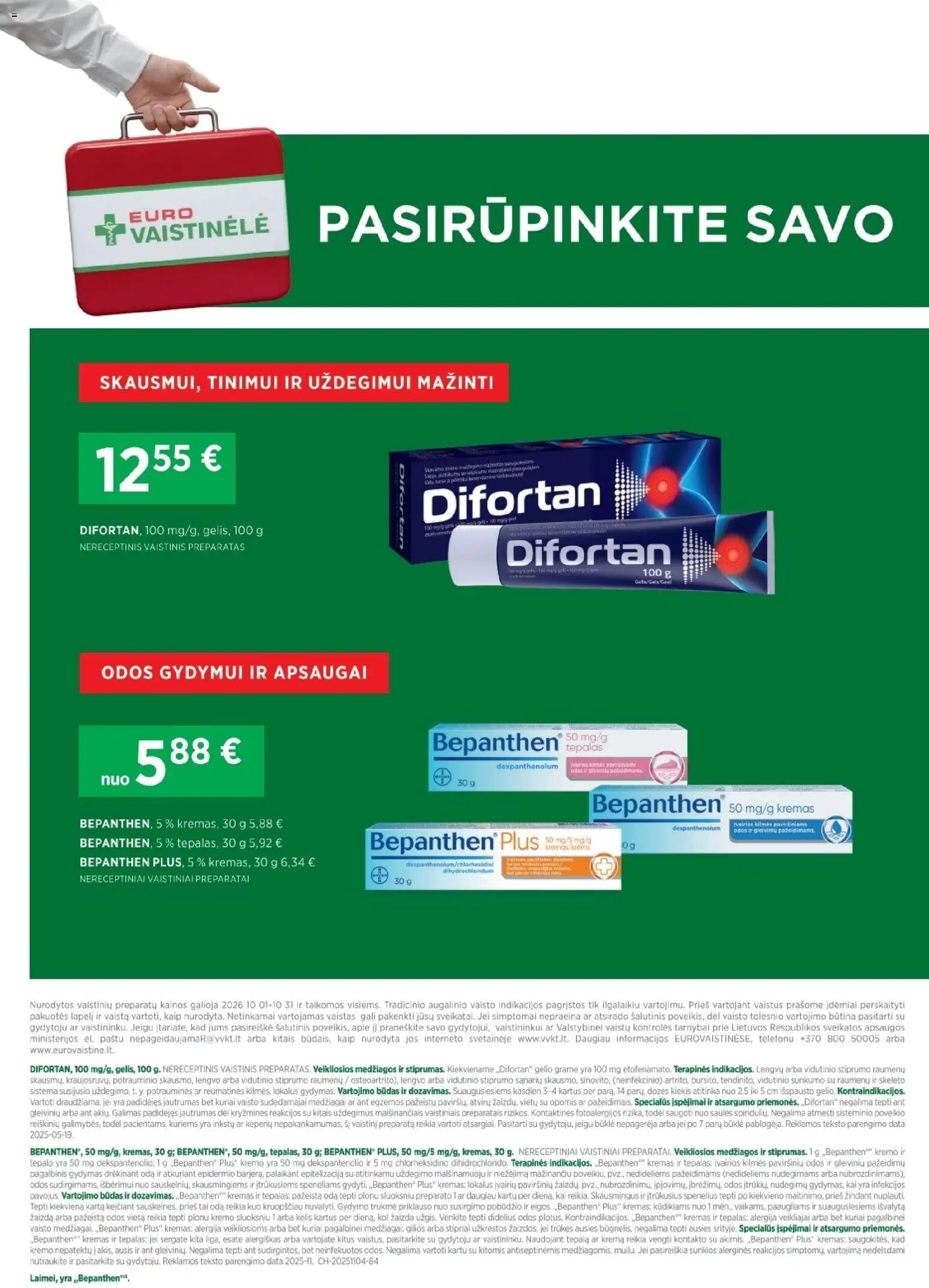 EUROVAISTINĖ akcijos nuo 2026.09.30 | Puslapis: 6 | Prekių: Kremas