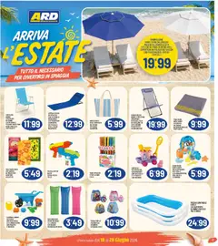 Anteprima del volantino ARD Discount volantino valido a partire dal 18.06.2026 | Pagina: 17 | Prodotti: Ombrellone, Zaino, Carriola, Borsa