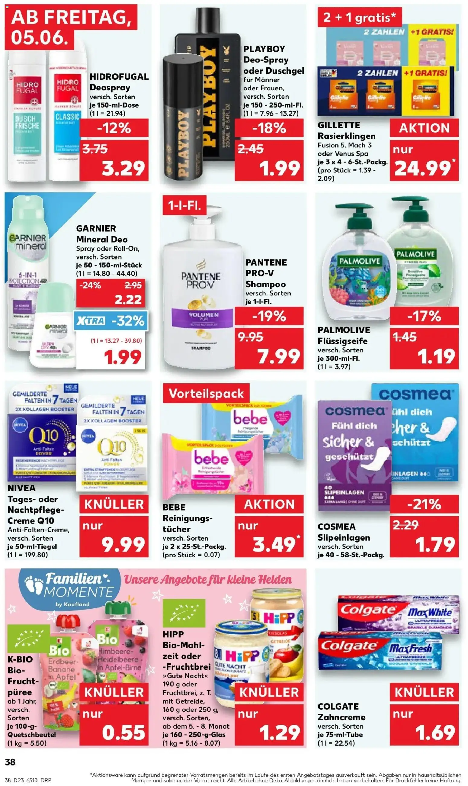 Kaufland Prospekt Kerpen – gültig ab 04.06.2026 | Seite: 38 | Produkte: Creme, Deodorant, Shower Gel, Deospray