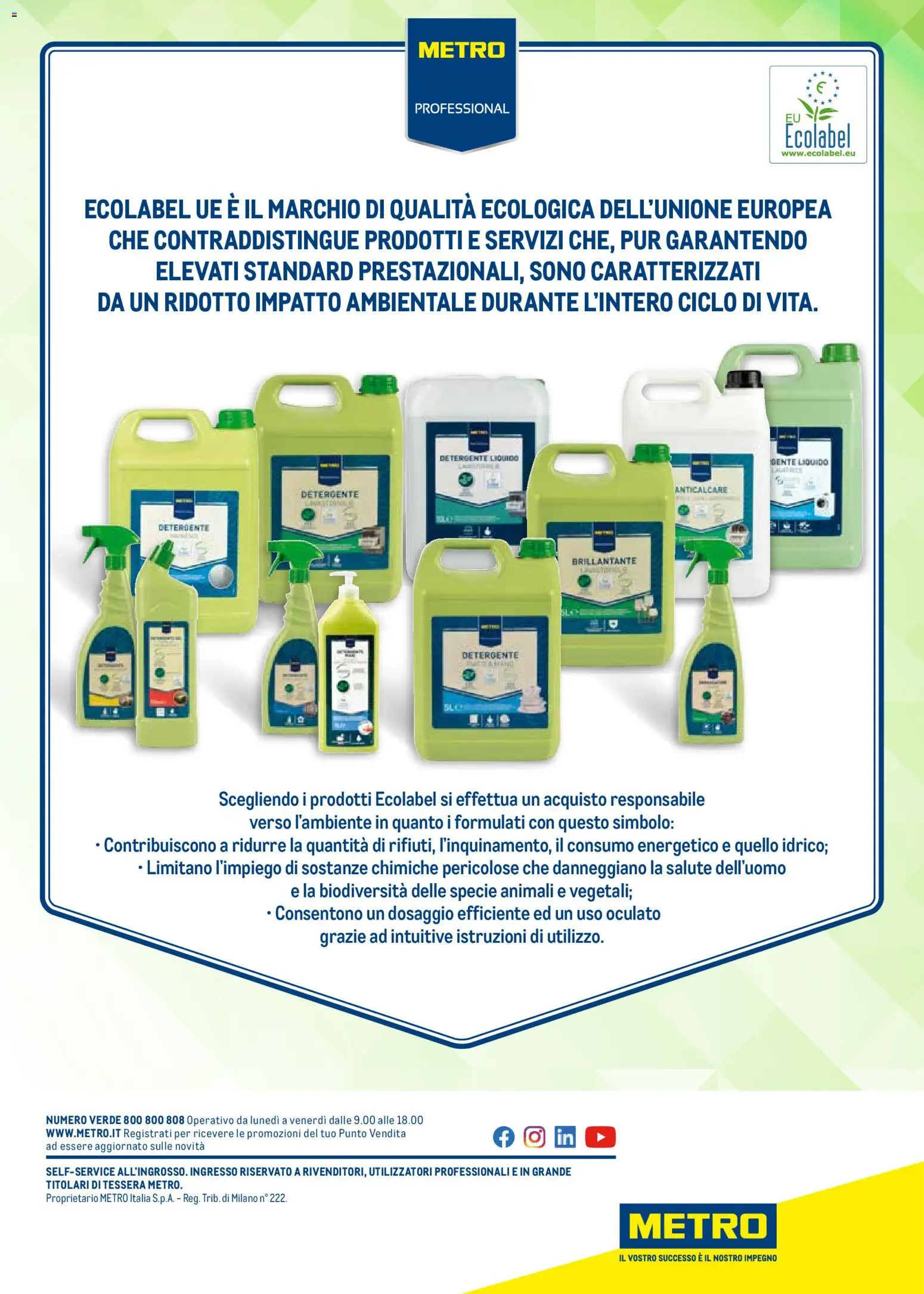 Volantino Metro del 07/01/2026 | Pagina: 72 | Prodotti: Detergente, Anticalcare