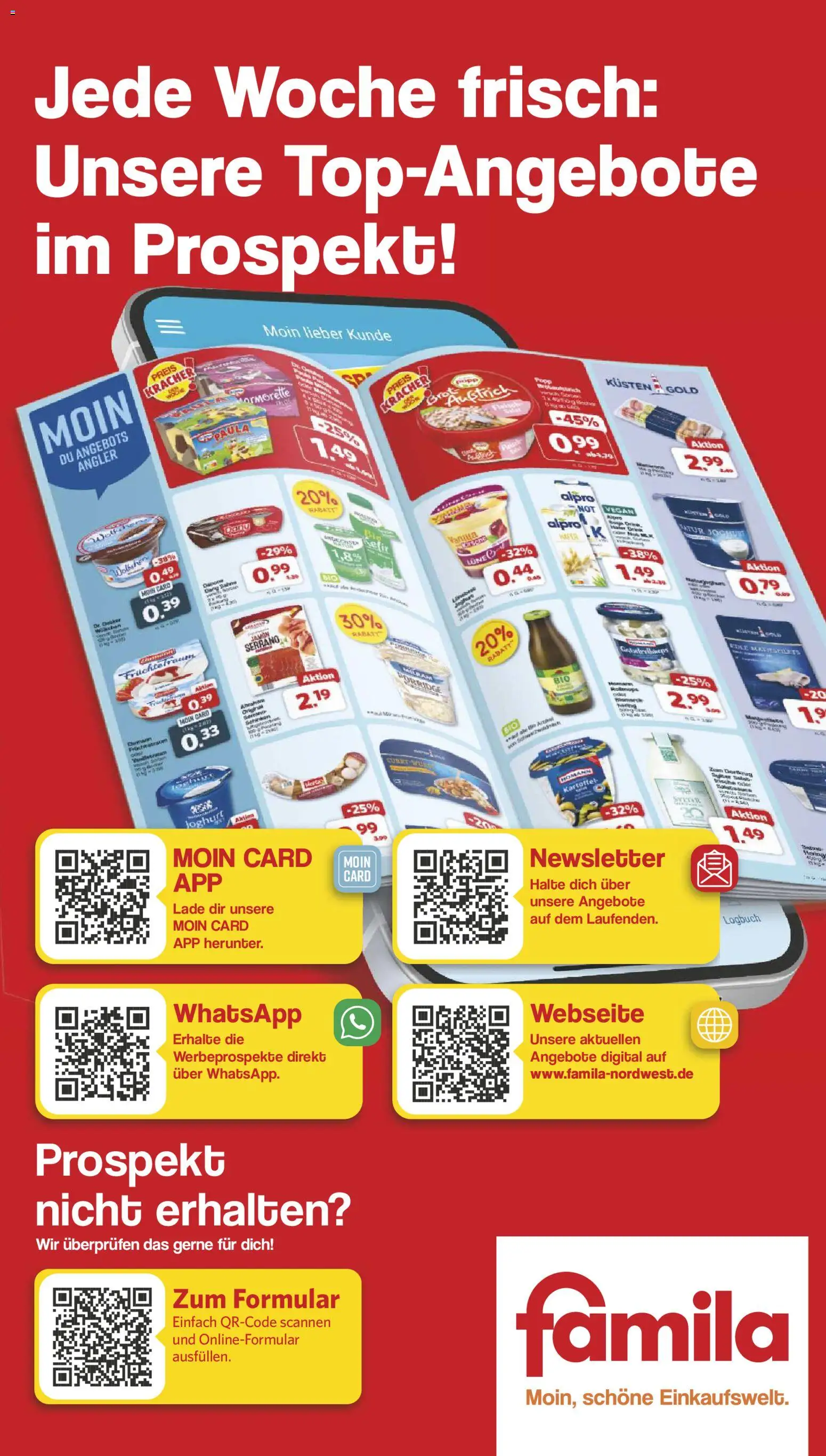 Famila Nordwest Prospekt – gültig ab 17.08.2026 | Seite: 42 | Produkte: Alpro, Brot