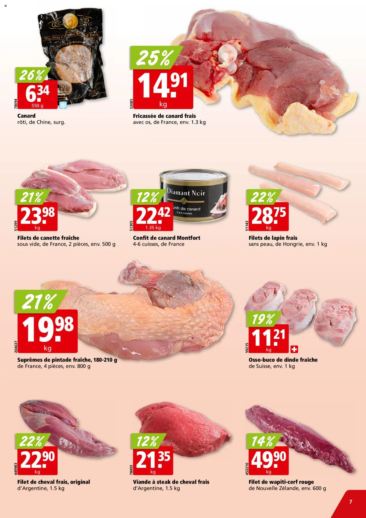 Aligro aktionen Chavannes, Matran, Genève, Sion – gültig ab 26.10.2026 | Seite: 7 | Produkte: Rouge