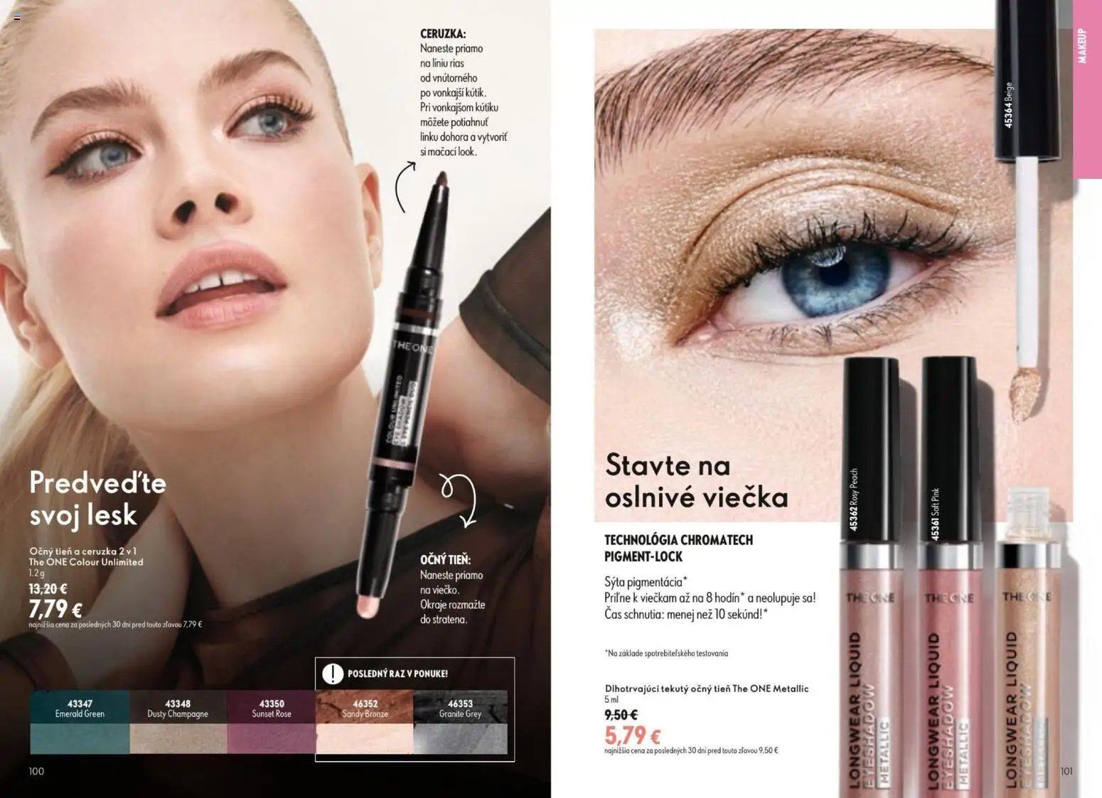 Nové Oriflame akcie – leták je platný od 09.09.2026 | Strana: 51 | Produkty: Ceruzka