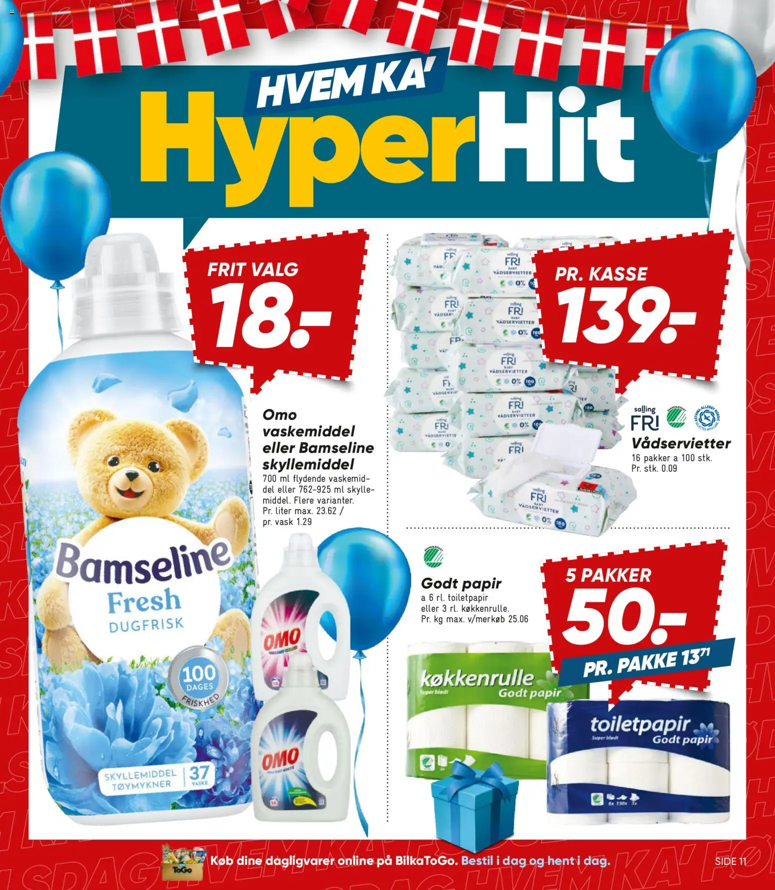 Bilka tilbudsavis – gyldig fra 24/07/2026 | Side: 11 | Produkter: Skyllemiddel
