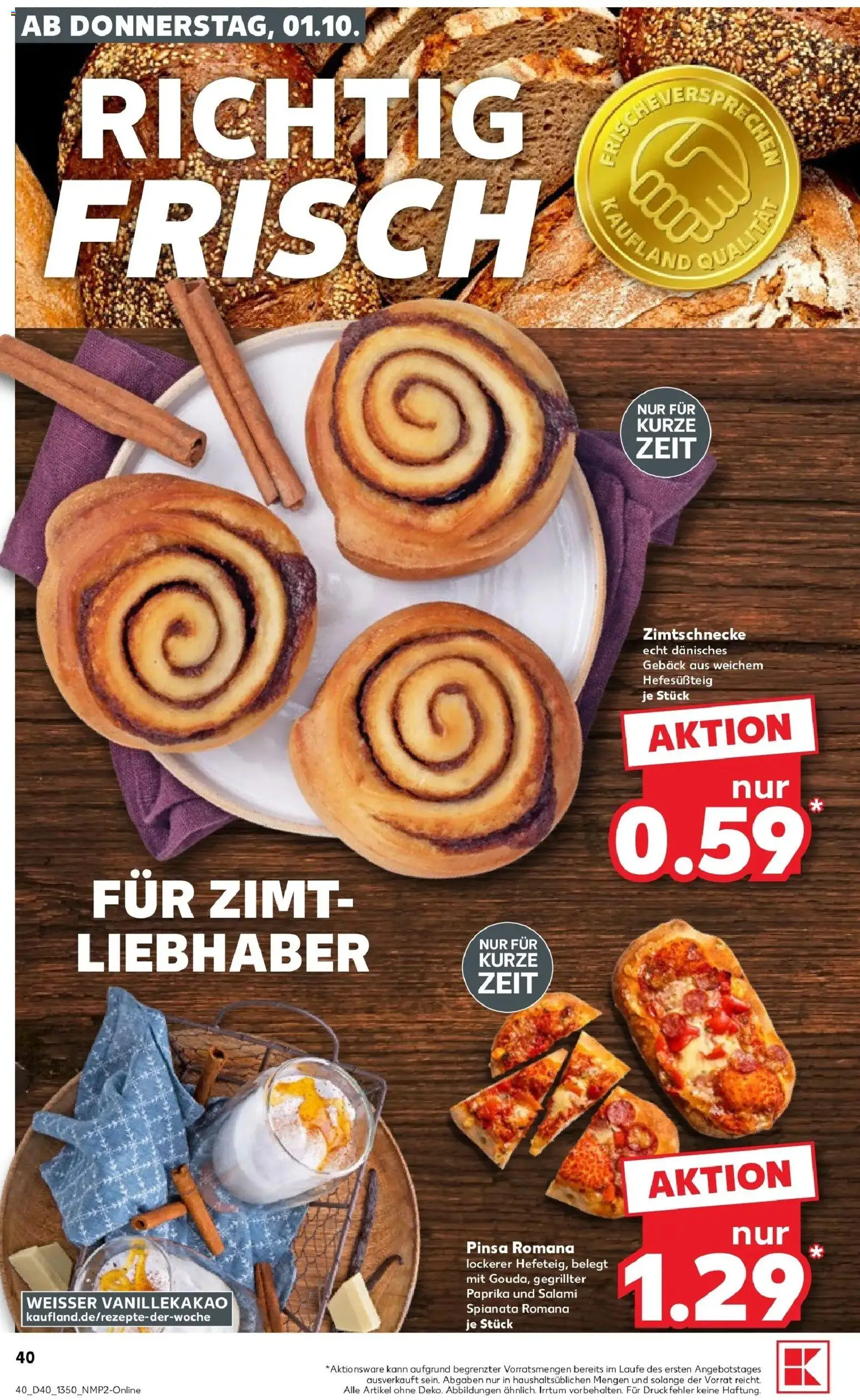 Prospekt Kaufland ab 28.09.2026 » Angebote Online zum Blättern | Seite: 50 | Produkte: Paprika, Salami
