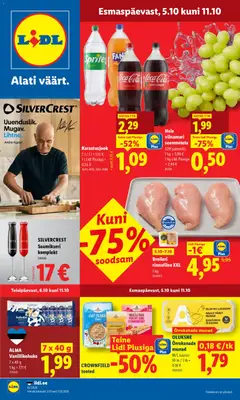 Lidl kliendilehe eelvaade alates 05.10.2026