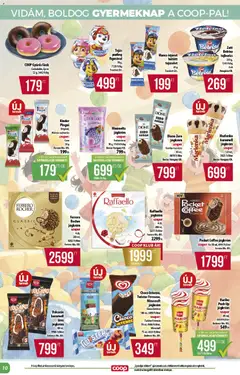 COOP - Abc & szuper / Alföld Pro-Coop Zrt. - amely érvényes a következő dátumtól: 28.05.2026 | Oldal: 10 | Termékek: Tejberizs, Raffaello, Tejszelet, Tojás