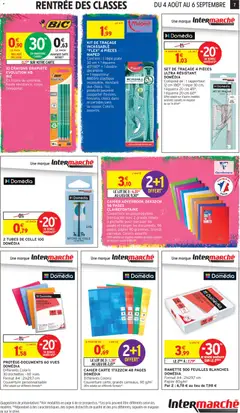 Intermarché - Prévisualisation de Intermarché vivement la fin des vacances valide à partir de 04/08/2026 | Page: 7 | Produits: Règle, Couverture, Colle