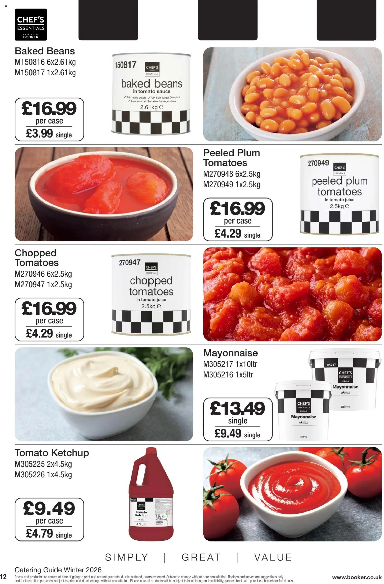 {H1} | Page: 12 | Products: Salt, Tomatoes, Case, Tomato