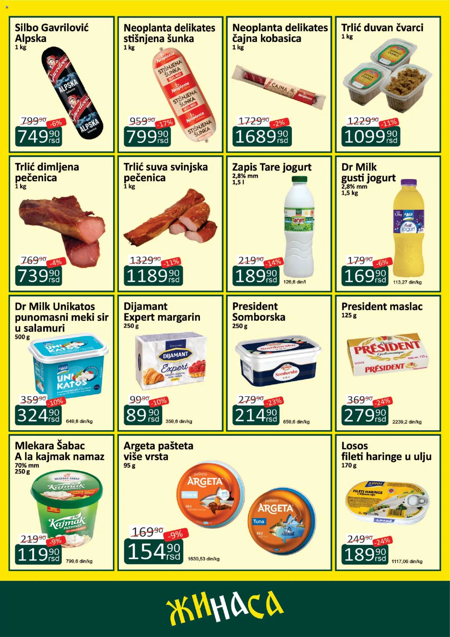 ŽINASA katalog - važi od 01.08.2026 | Strana: 2