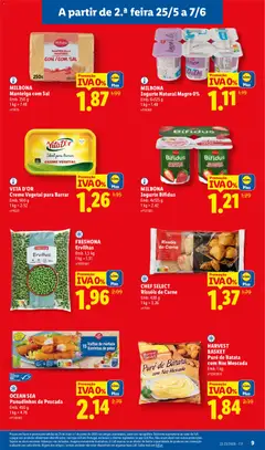 Pré-visualização Lidl Folheto Especial Iva 0% válido de 25.05.2026 | Página: 9 | Produtos: Batata, Sal, Manteiga, Peixe